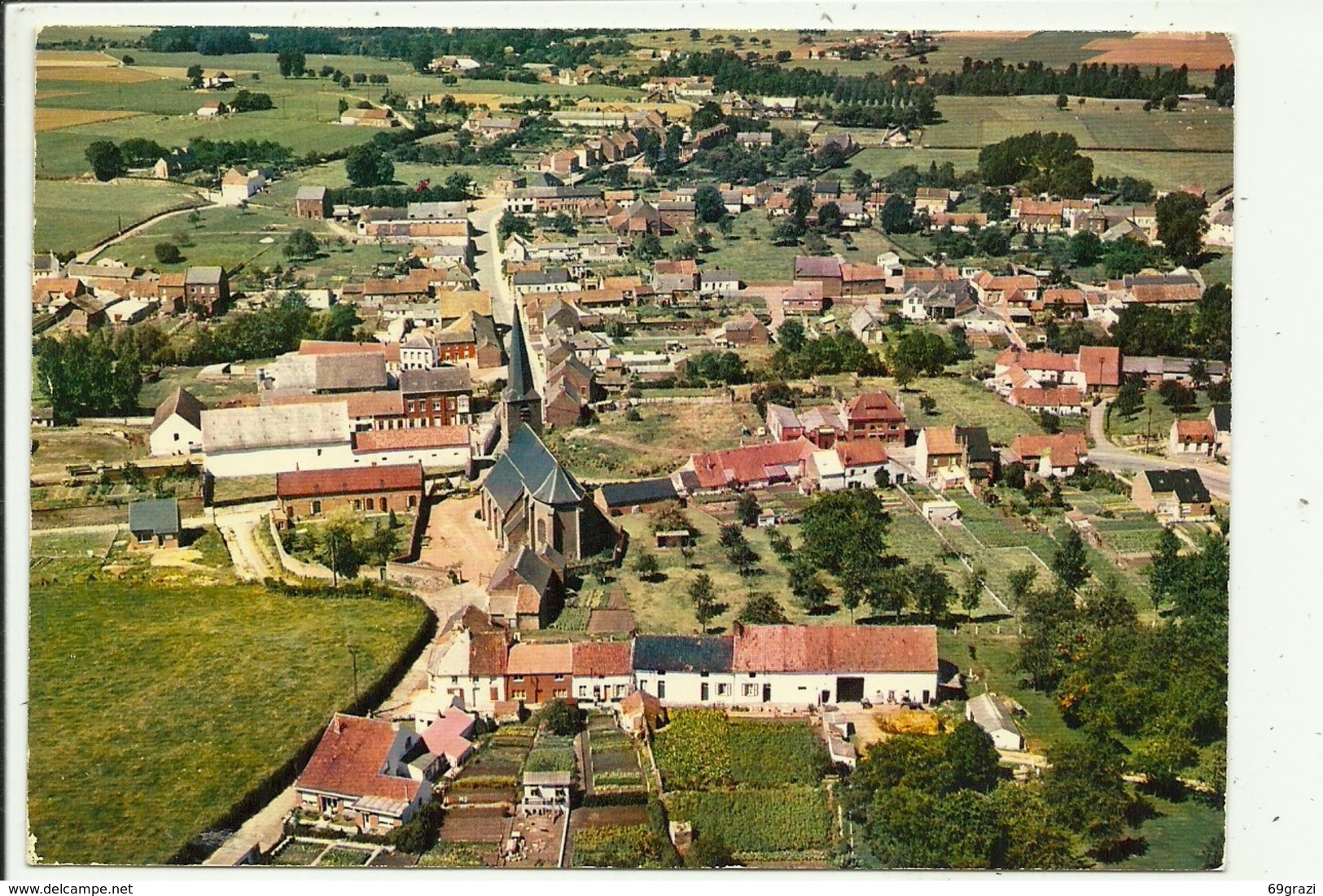 Quevy Le Petit Panorama Aérien - Quévy