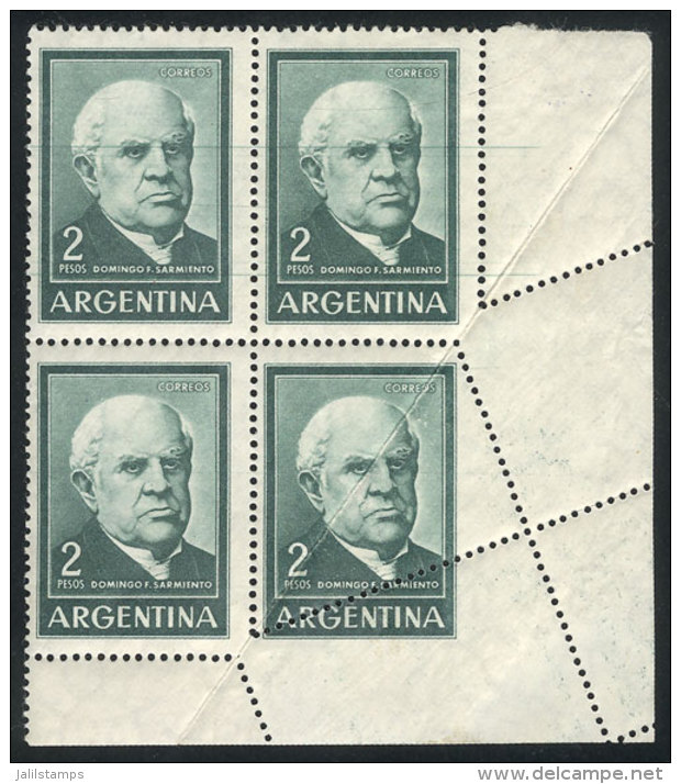 GJ.1135B, Corner Block Of 4 With NOTABLE Perforation Variety! - Andere & Zonder Classificatie