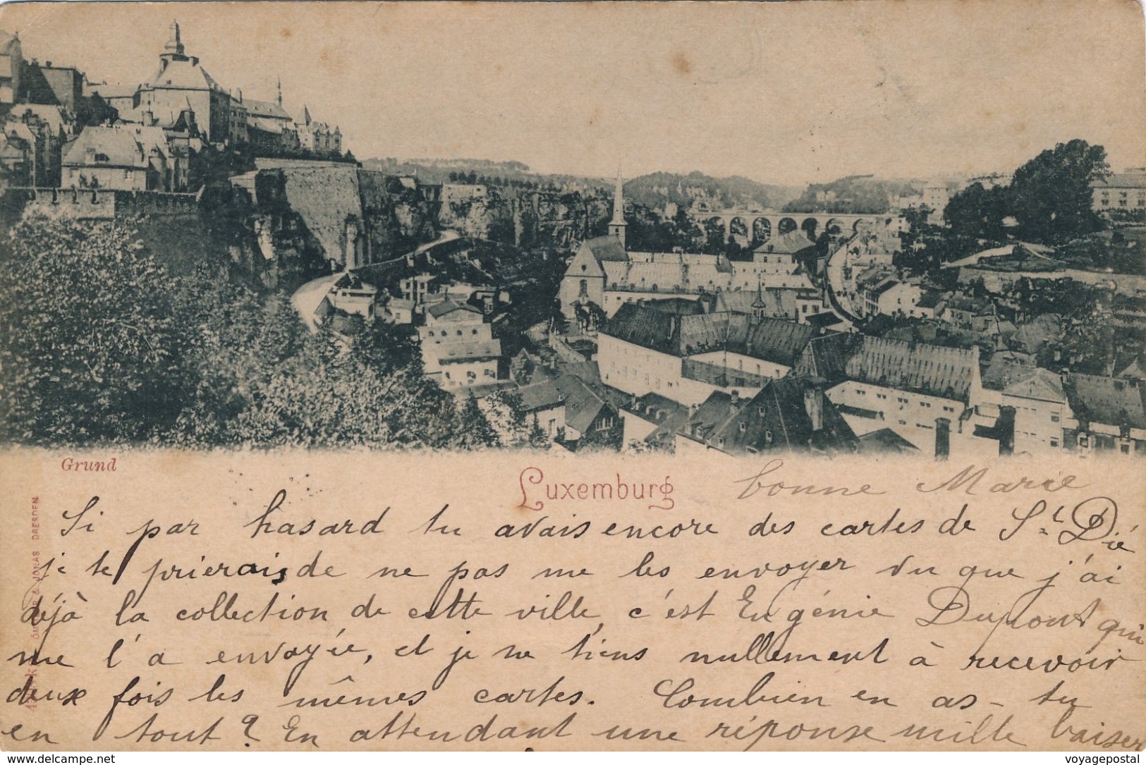 Luxembourg CAP 5cx2 Pour Nancy, Ambulant Longny A Charleville - 1895 Adolphe Rechterzijde