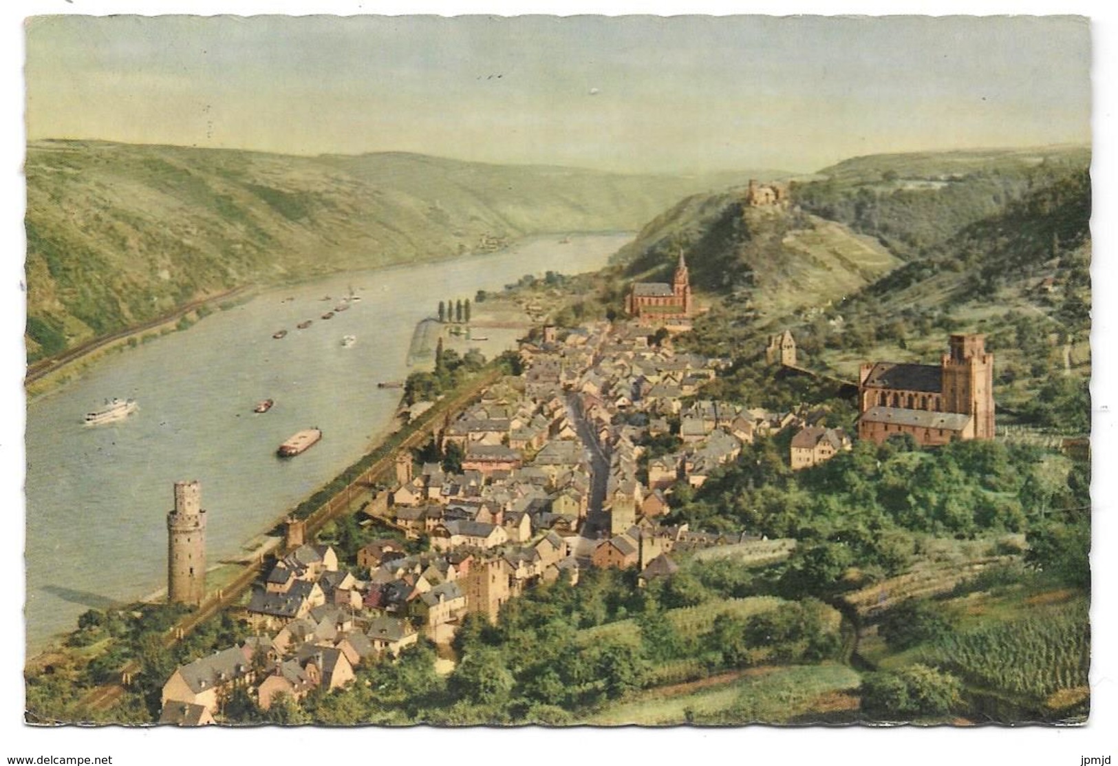 Oberwesel Am Rhein Mit Schönburg - Hans Andres Verlag - 1955 - Oberwesel