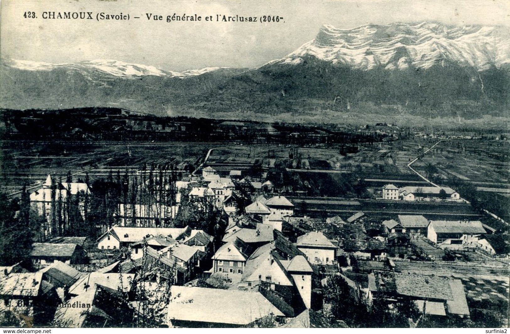 FRANCE - CHAMOUX - VUE GENERALE ET L'ARCLUSAZ - Chamoux Sur Gelon