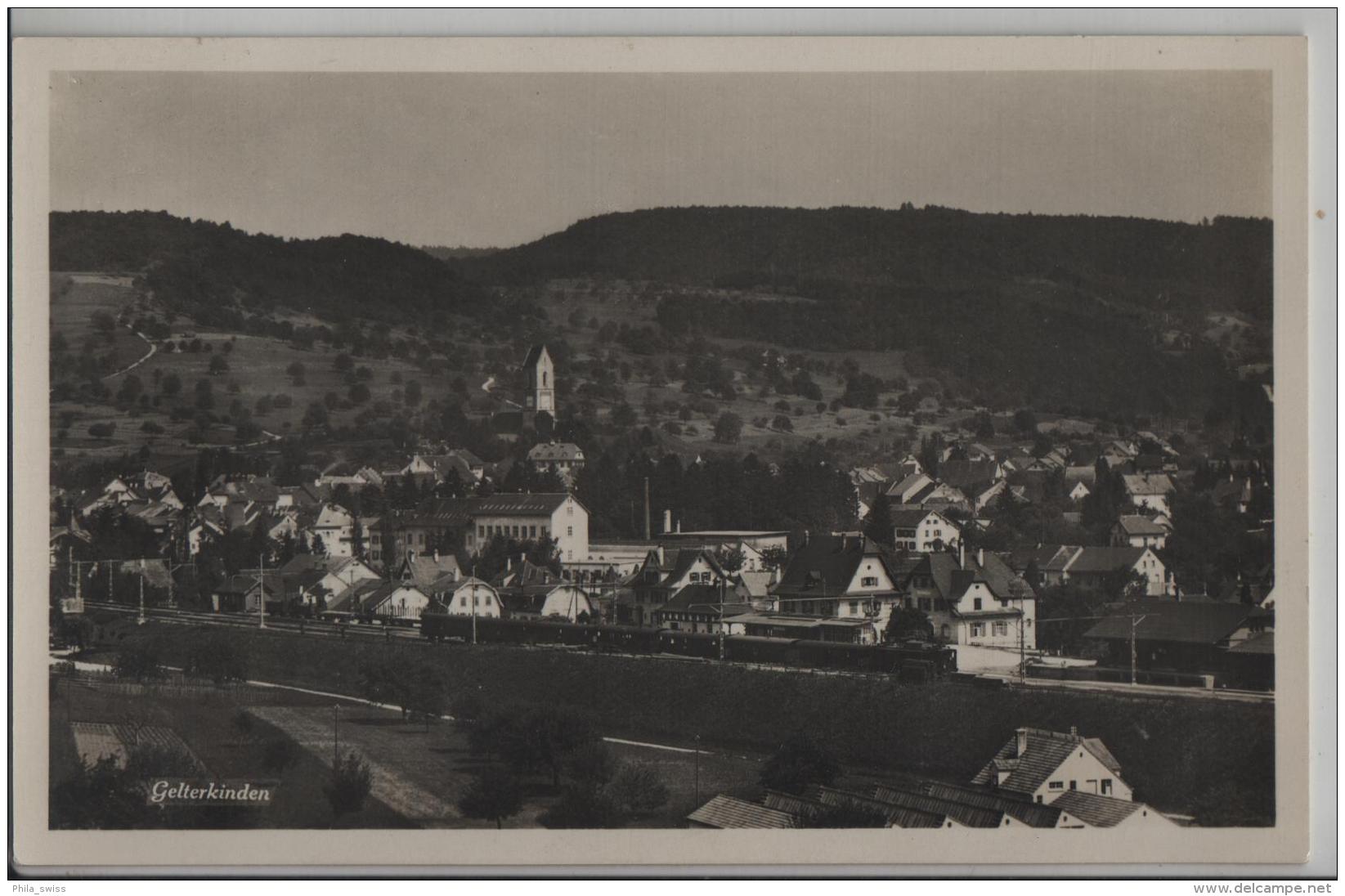 Gelterkinden Mit Bahnhof - Photoglob No. F 524 - Gelterkinden