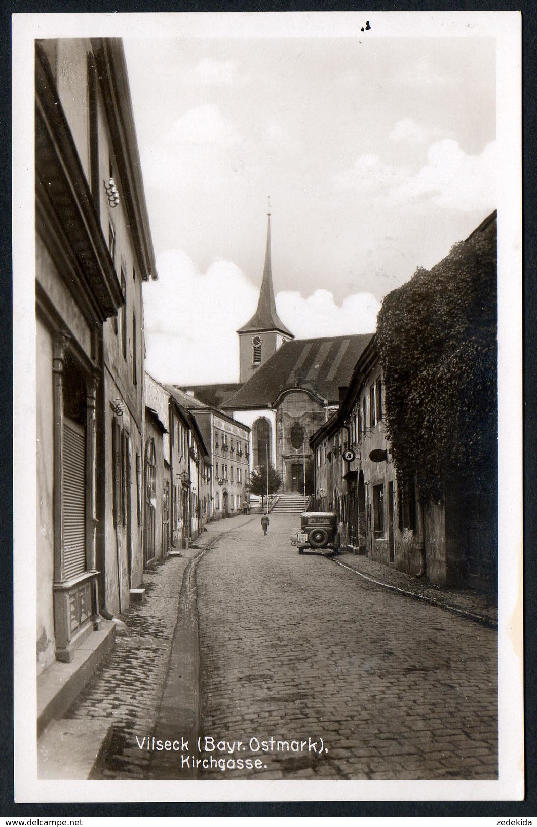 9779 - Alte Foto Ansichtskarte - Vilseck - Kirchgasse - Gel - Feldpost Gel 1940 - Seegerer - Amberg