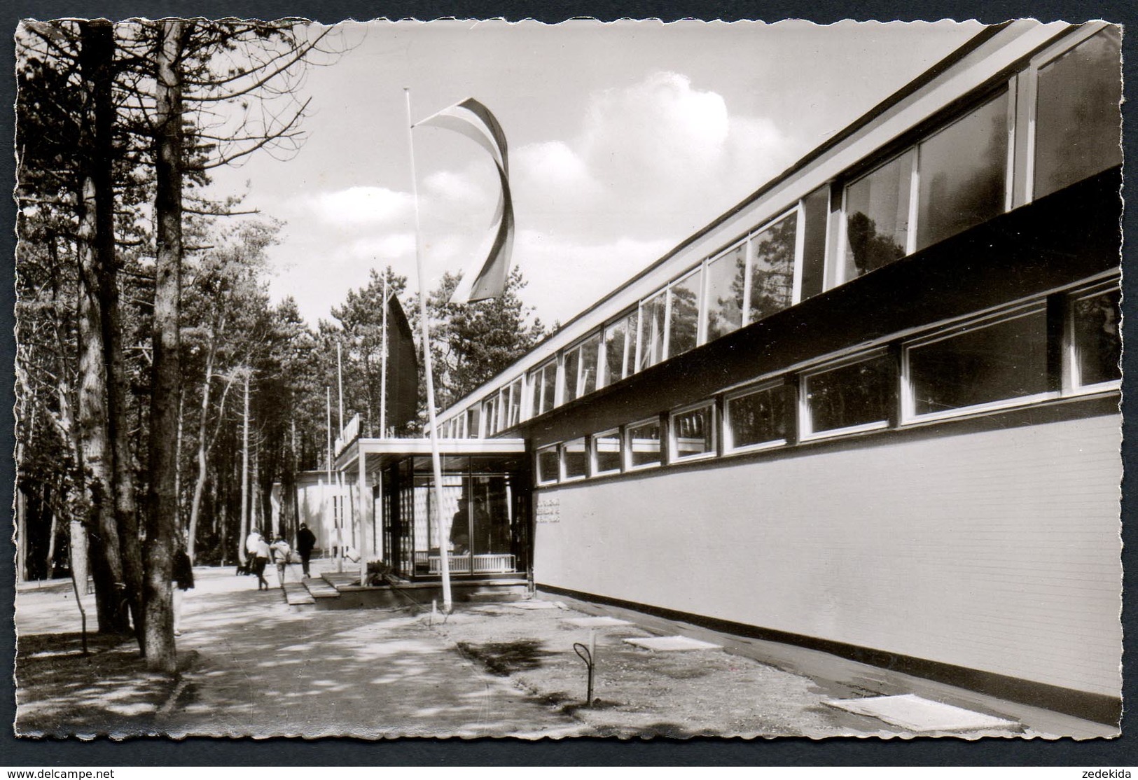 9784 - Alte Foto Ansichtskarte - Timmendorf Schwimmhalle - Gel 1961 - Schöning - Wismar