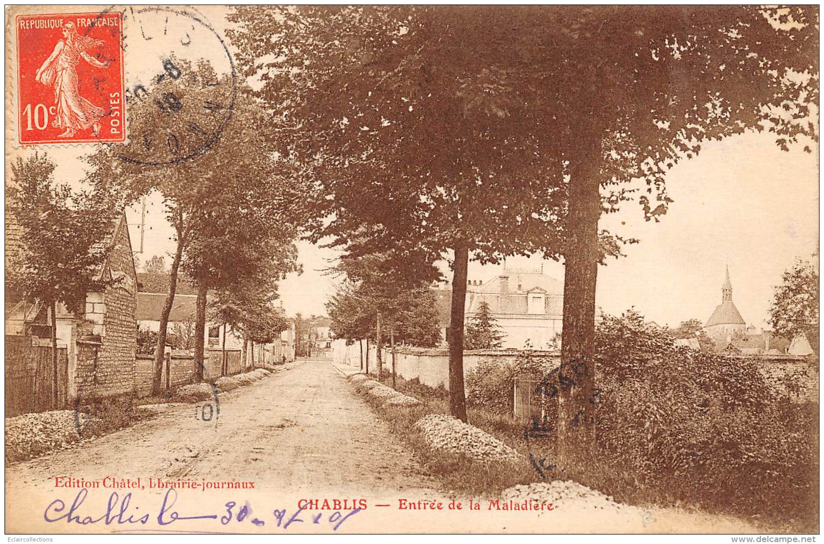 Chablis       89        Entrée De La Maladière       (voir Scan) - Chablis