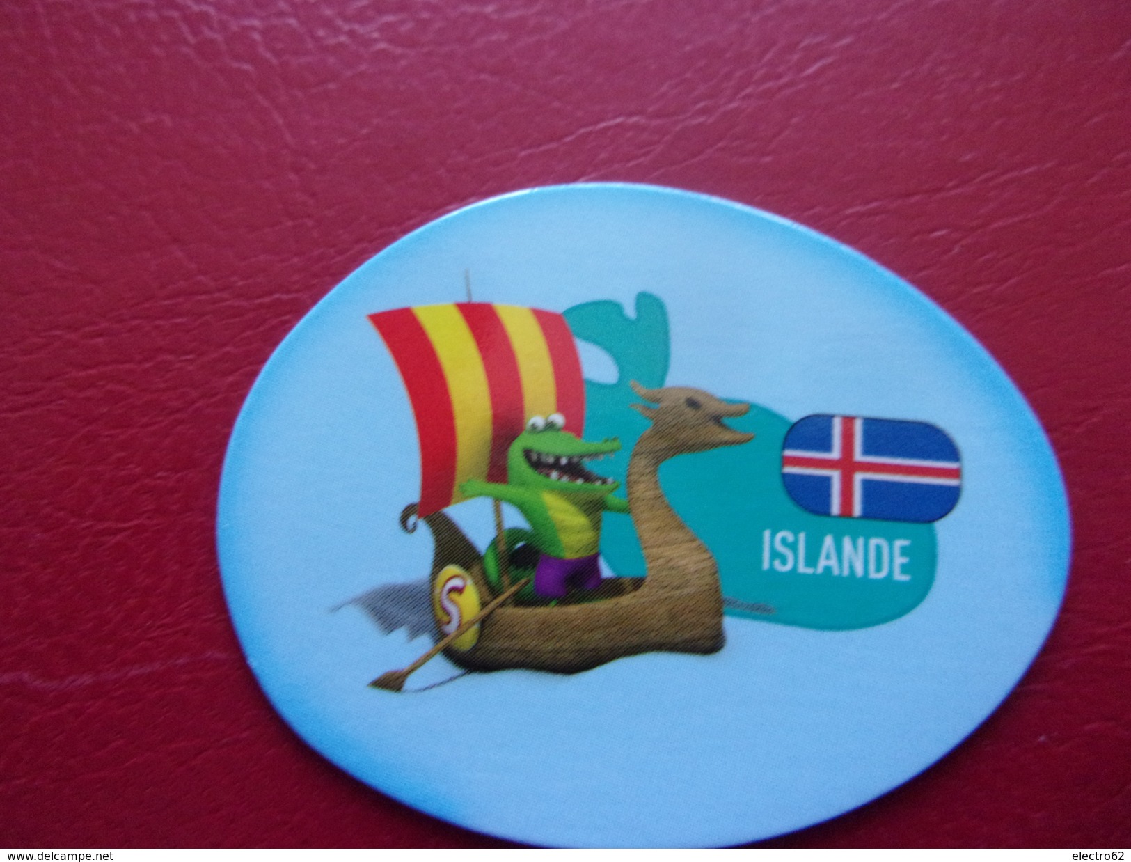 Magnet Savane Brossard Islande Crocodile Drakkar - Tourism