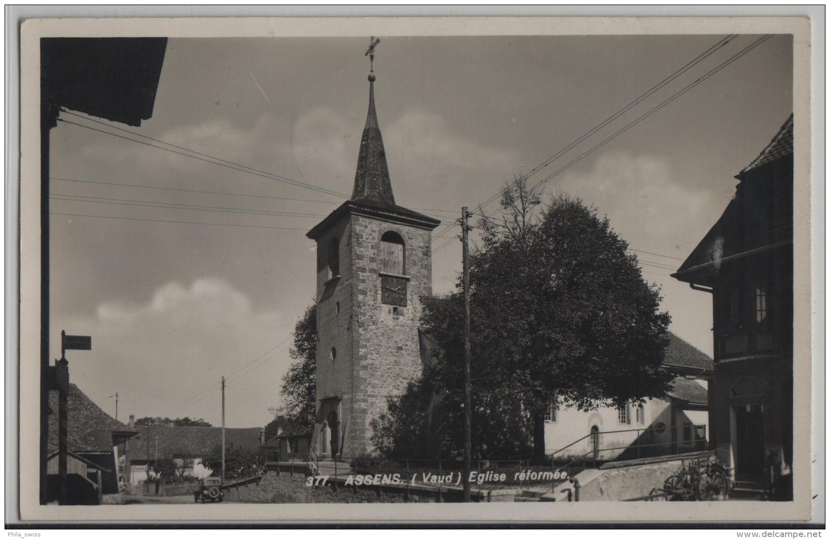 Assens (Vaud) Eglise Reformee - Photo: Paul Savigny No. 377 - Savigny