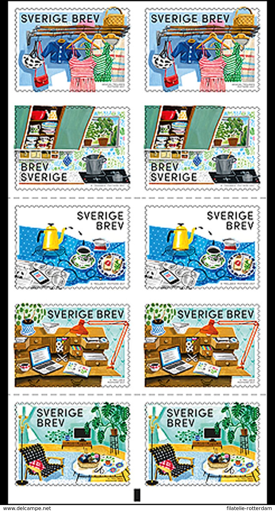 Zweden / Sweden - Postfris / MNH - Booklet Retro 2017 - Nuovi