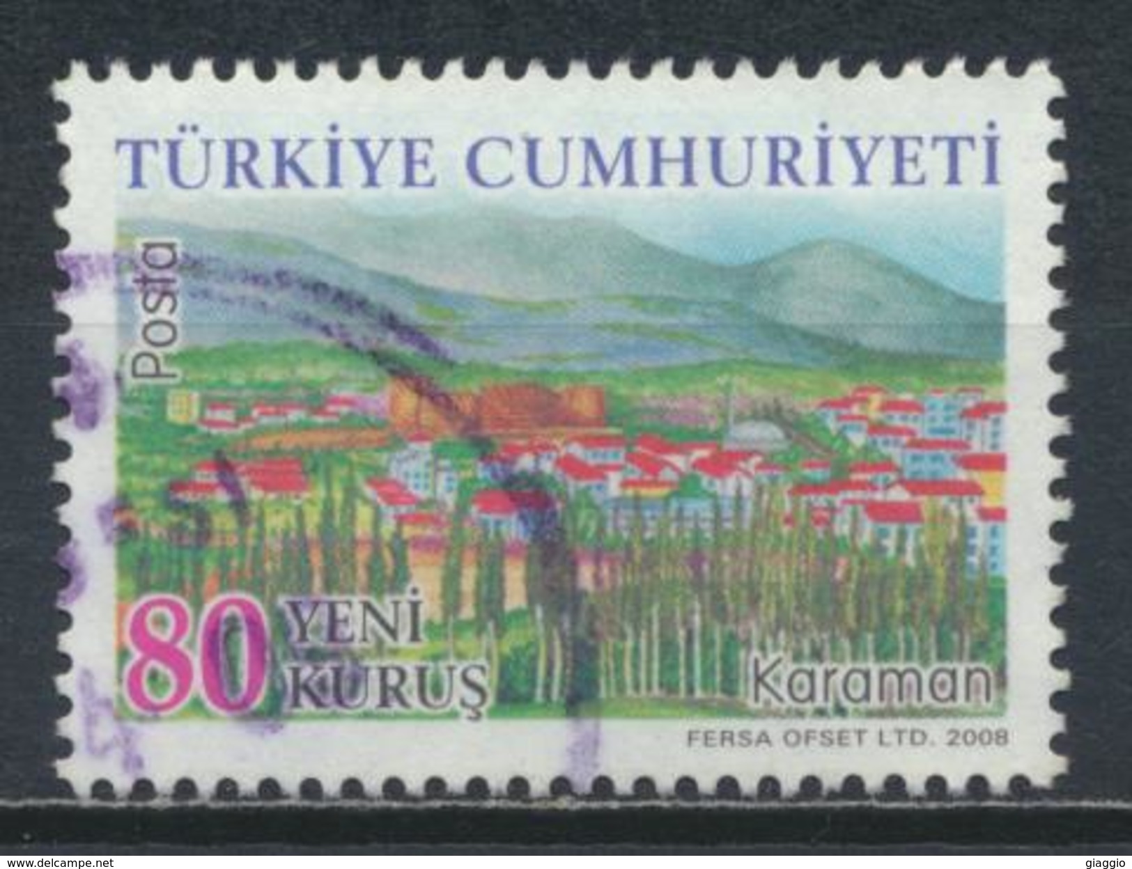 °°° TURCHIA TURKEY - Y&T N°3372 - 2008 °°° - Used Stamps