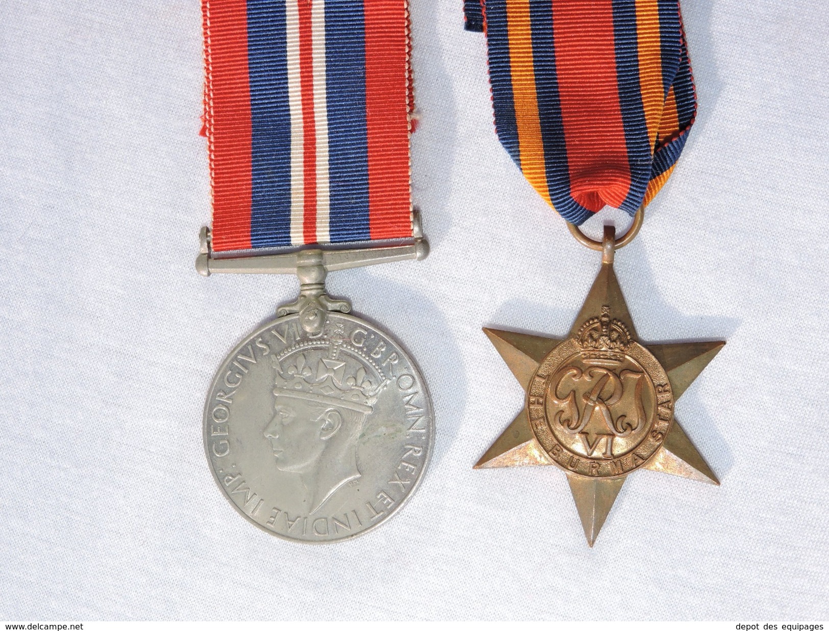 ANGLETERRE : LOT 2 MEDAILLES : 39-45 STAR + THE BURMA STAR - Groot-Brittannië