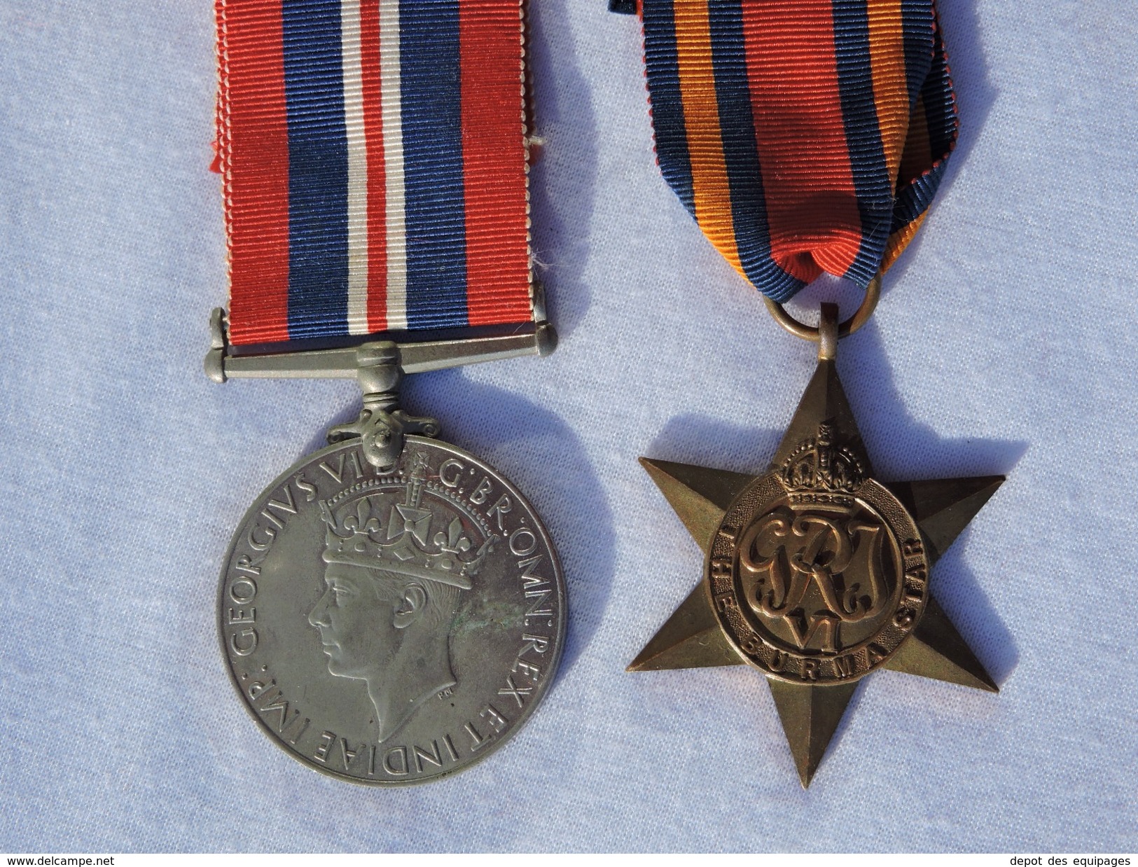 ANGLETERRE : LOT 2 MEDAILLES : 39-45 STAR + THE BURMA STAR - Groot-Brittannië