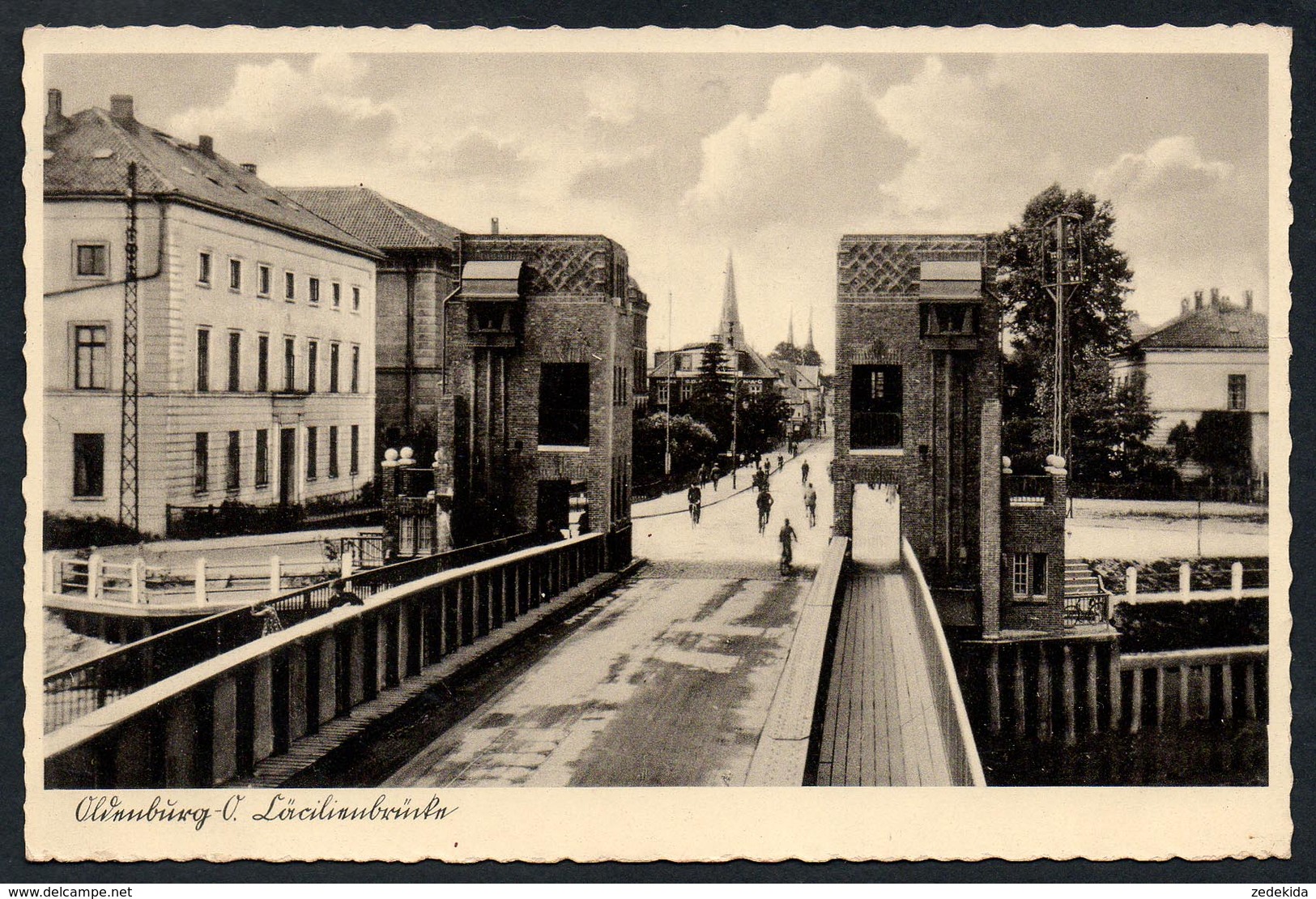 9850 - Oldenburg - Läcilienbrücke Brücke - Gel 1934 - Oldenburg
