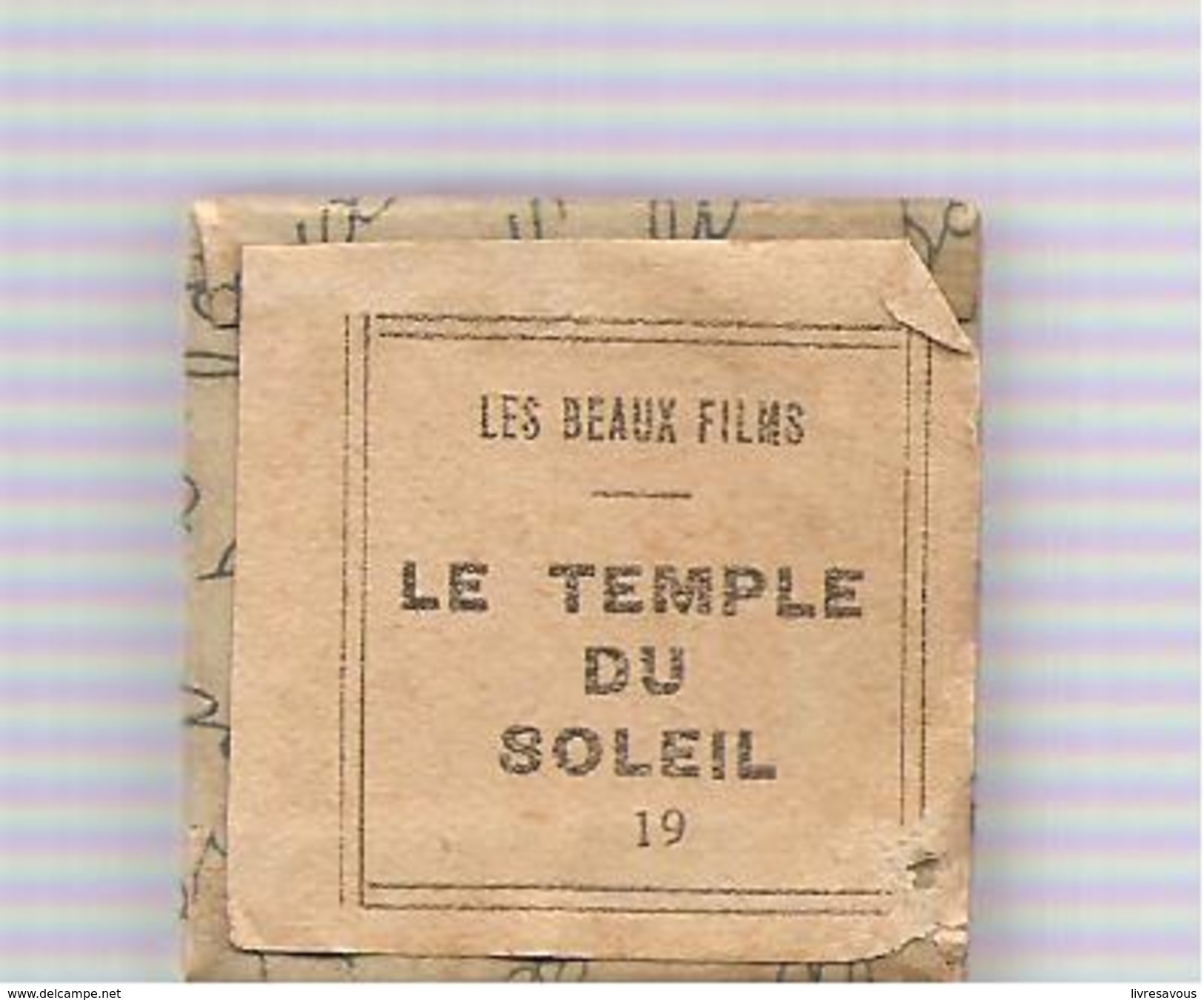 Hergé Film Fixe N°19 Tintin Et Le Temple Du Soleil D'Hergé Collection "Les Beaux Films" Des Années 1965 - Pellicole Cinematografiche: 35mm-16mm-9,5+8+S8mm