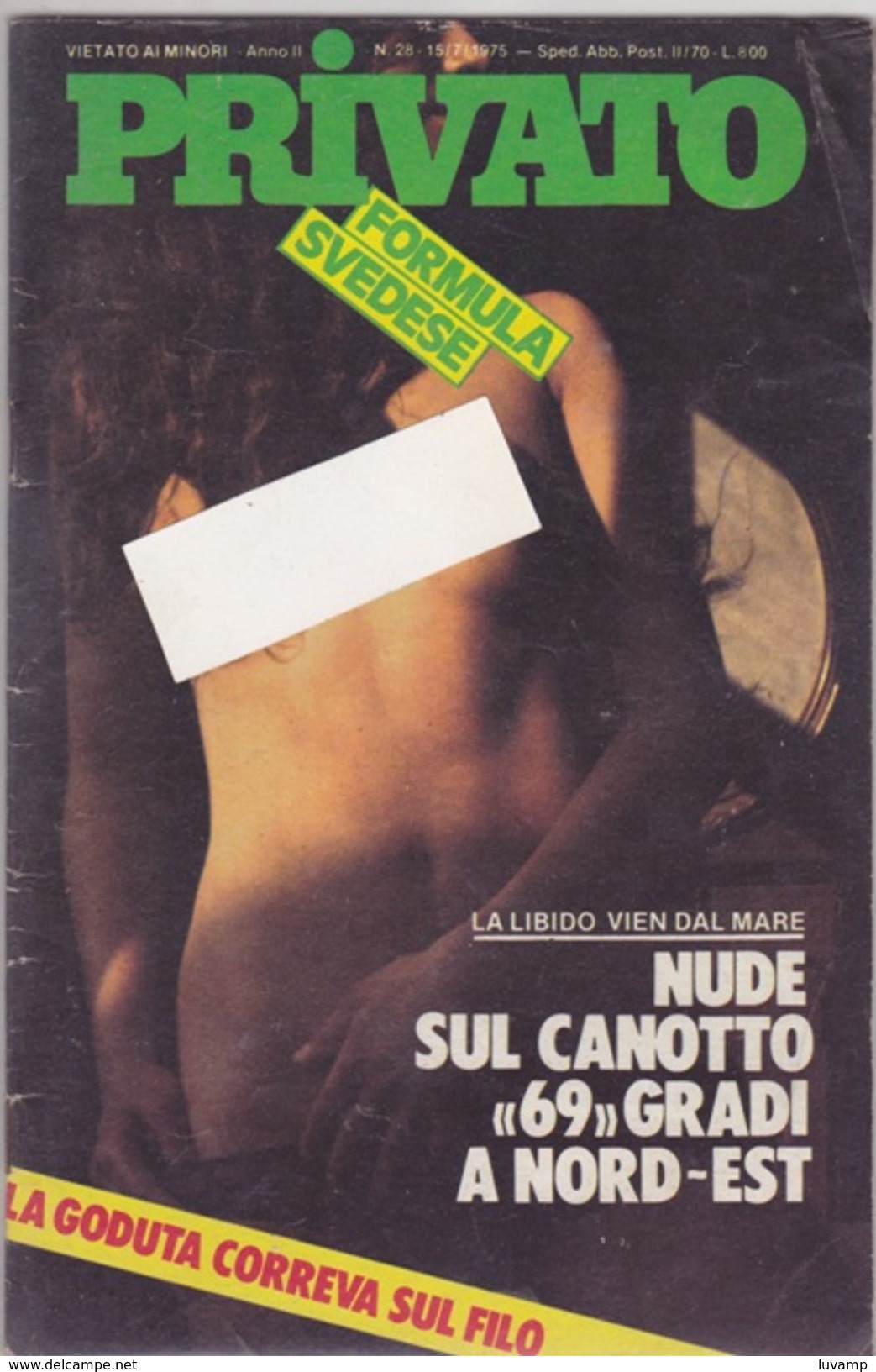 CULT EPOCA VINTAGE   PRIVATO   - N. 28  ( 140312)) - Prime Edizioni