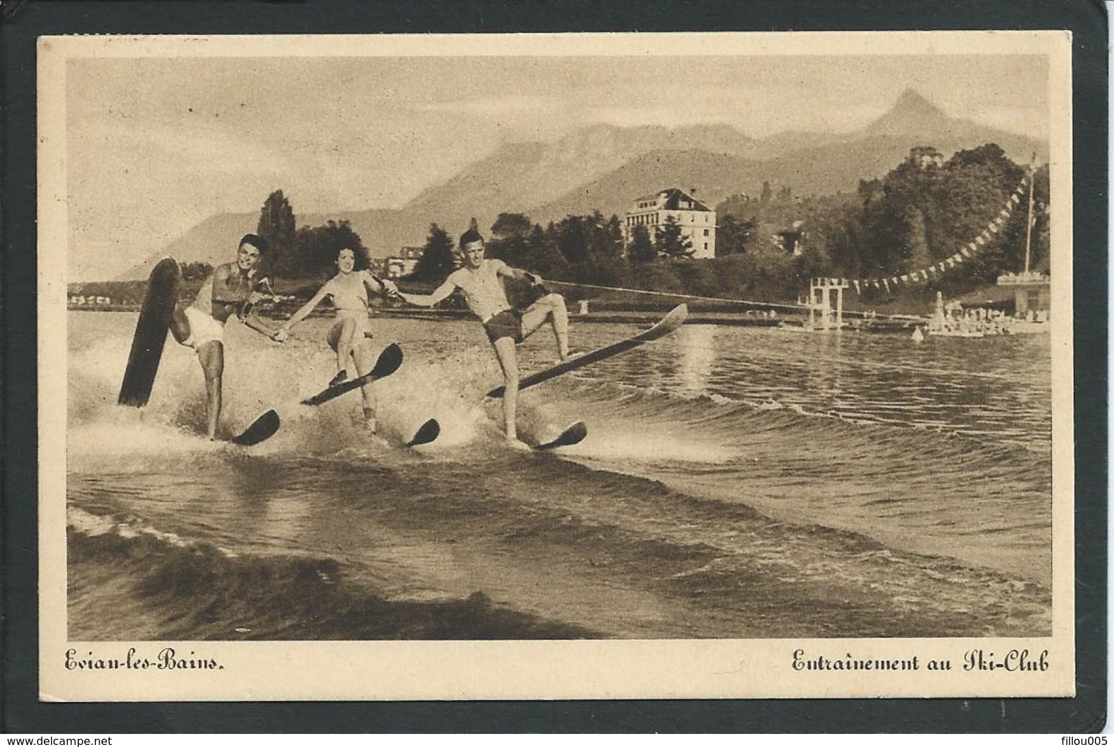 74 EVIAN ( HAUTES- SAVOIE ) ANIMEE.SKI NAUTIQUE....C1734 - Ski Nautique