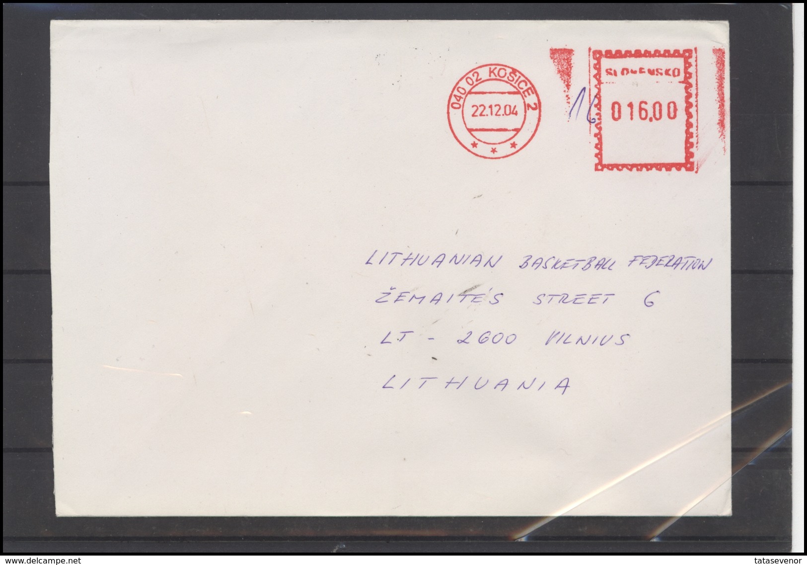 SLOVAKIA EMA Brief Postal History Cover SK 024 Meter Mark Franking Machine Label - Briefe U. Dokumente