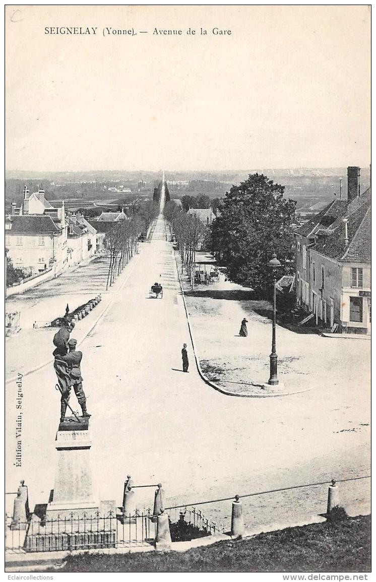 Seignelay    89      Route De Brienon  Et De La Gare    (voir Scan) - Seignelay