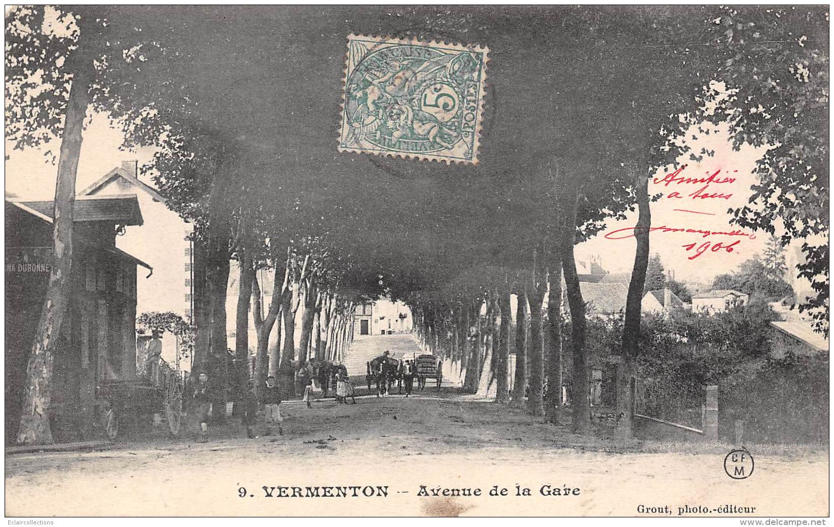 Vermenton      89       Avenue De La Gare        (voir Scan) - Vermenton