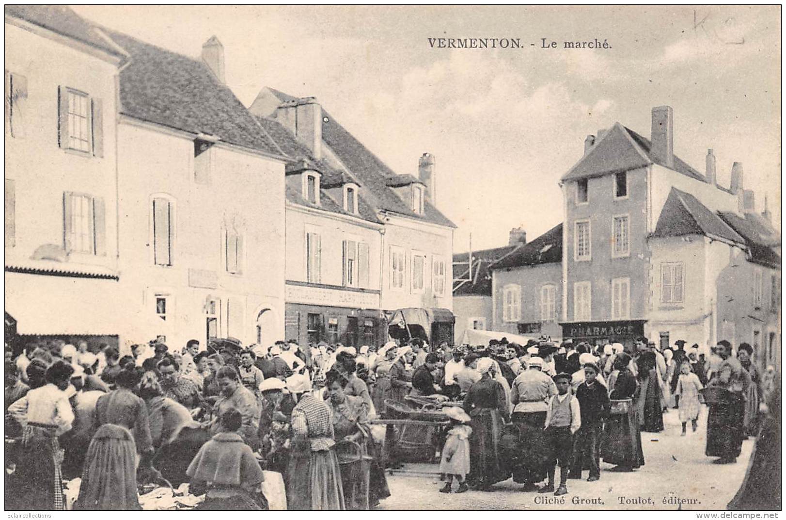 Vermenton      89      Le Marché       (voir Scan) - Vermenton