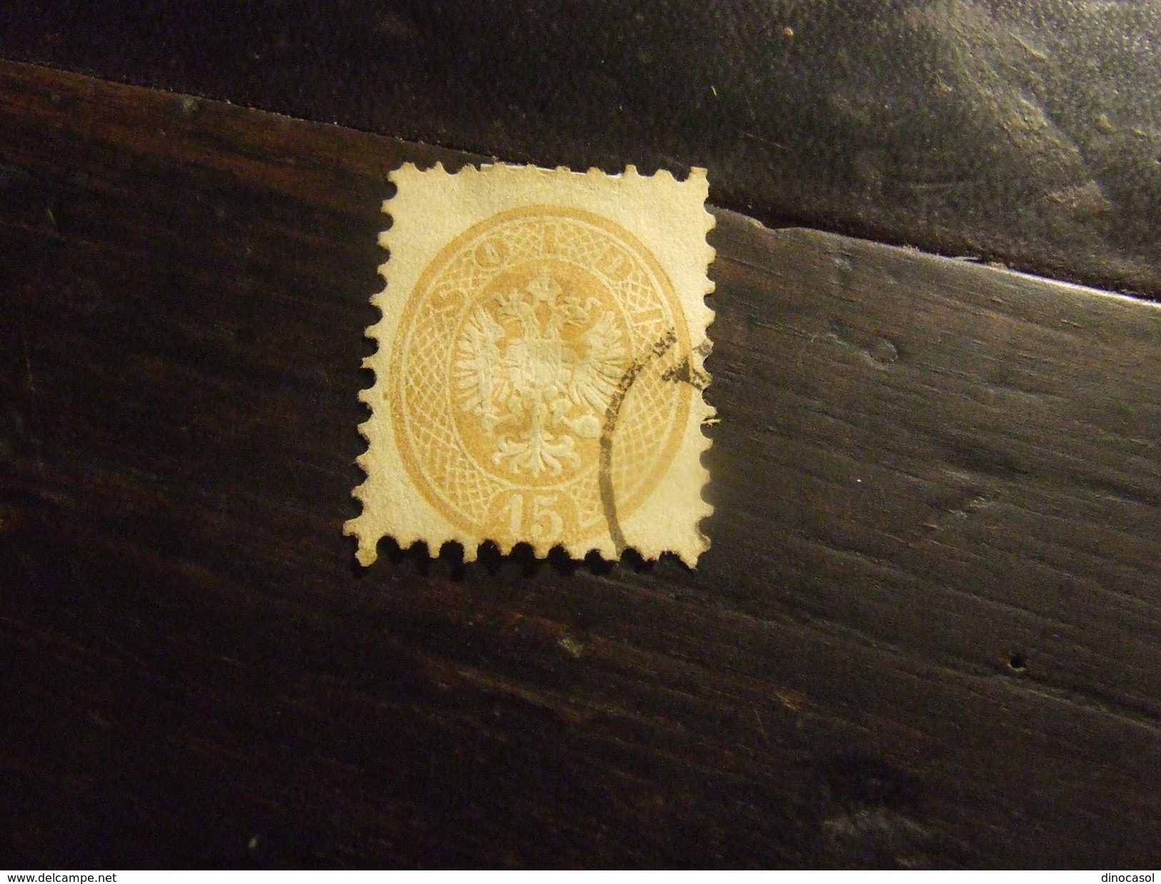 VENETO 1863 AQUILA 15 S USATO Dent 9,5 - Lombardy-Venetia