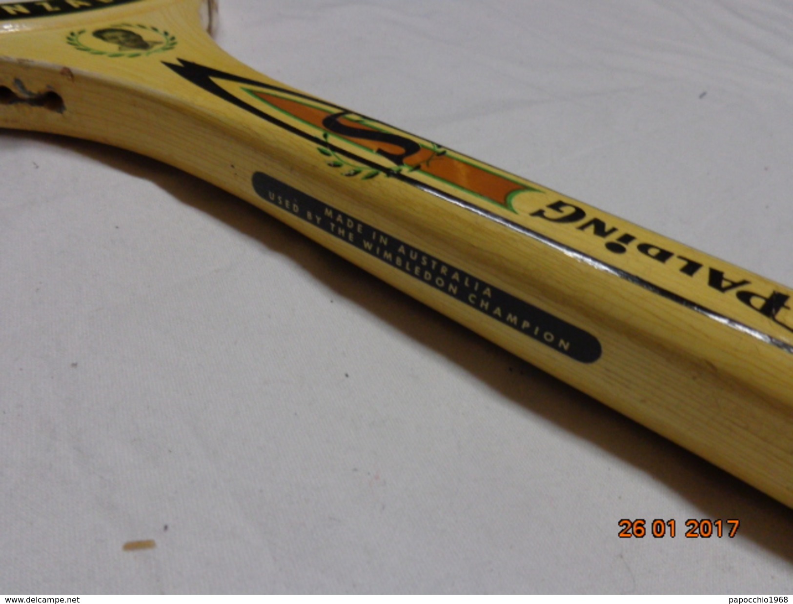 SPALDING GONZALES  RACCHETTA DA TENNIS VINTAGE EPOCA RAQUETTE RACKET - Apparel, Souvenirs & Other