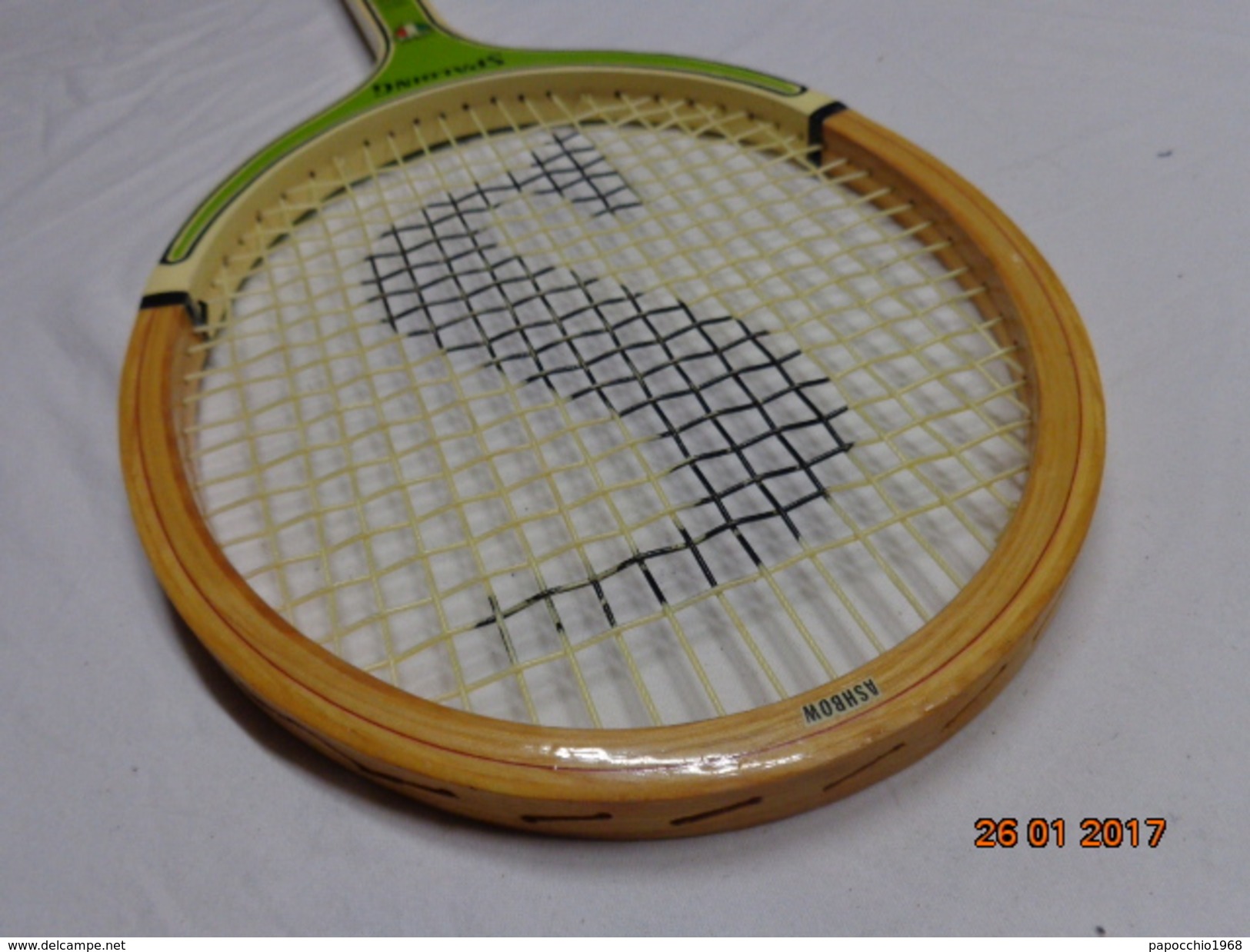 SPALDING WIMBLEDON  RACCHETTA DA TENNIS VINTAGE EPOCA RAQUETTE RACKET - Habillement, Souvenirs & Autres