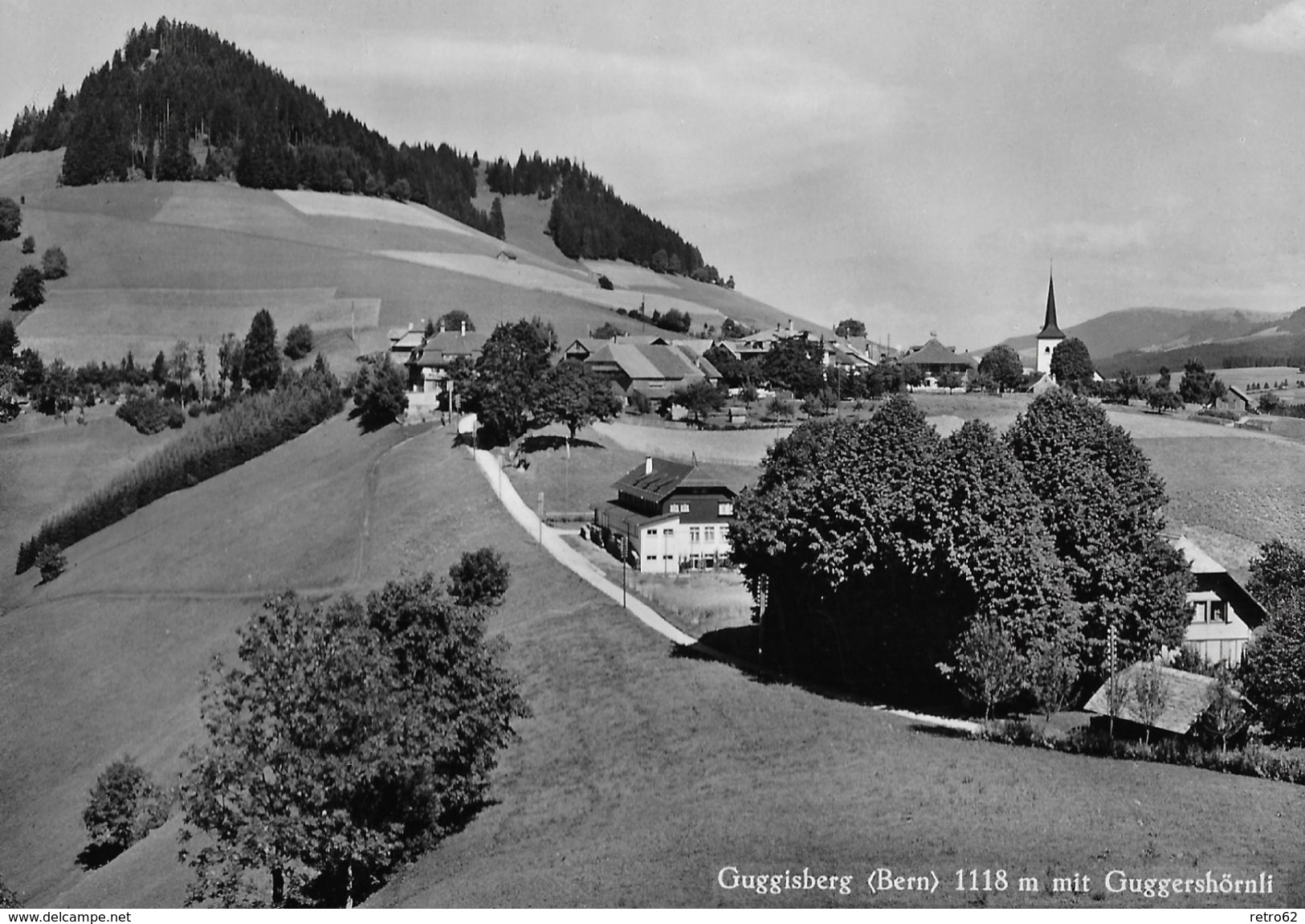 GUGGISBERG &rarr; Hotel-Pension Sternen Mit Guggershörnli Anno 1948 - Guggisberg