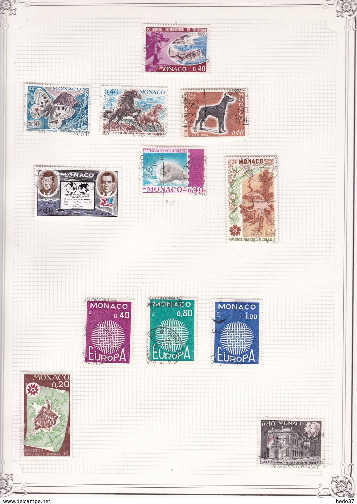 Monaco - Collection Vendue Page Par Page - Timbres Oblitérés / Neufs */** (avec Ou Sans Charnière) - B/TB - Used Stamps