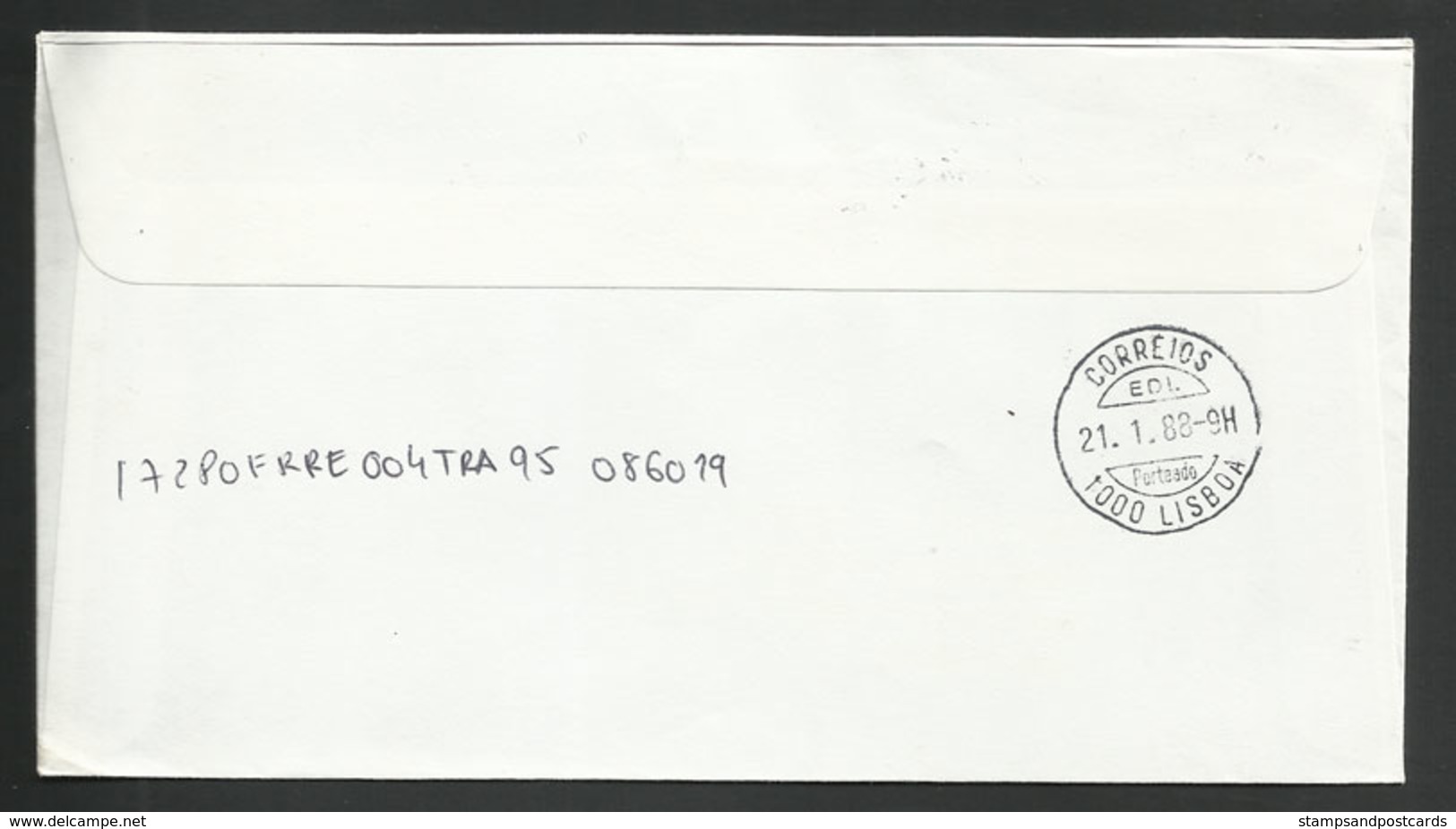 Portugal Lettre 1988 Timbre-taxe Port Dû Postage Due Cover - Covers & Documents