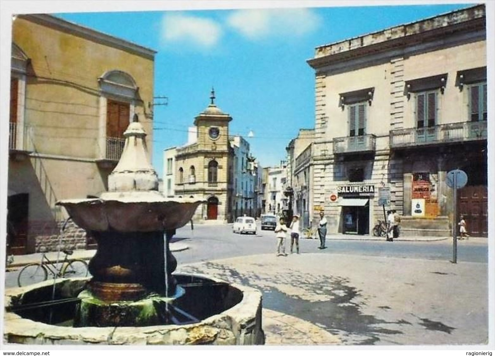 BARLETTA ANDRIA TRANI - Andria - Piazza Porta - La Barra - Negozio Salumeria - Fontana - Andria