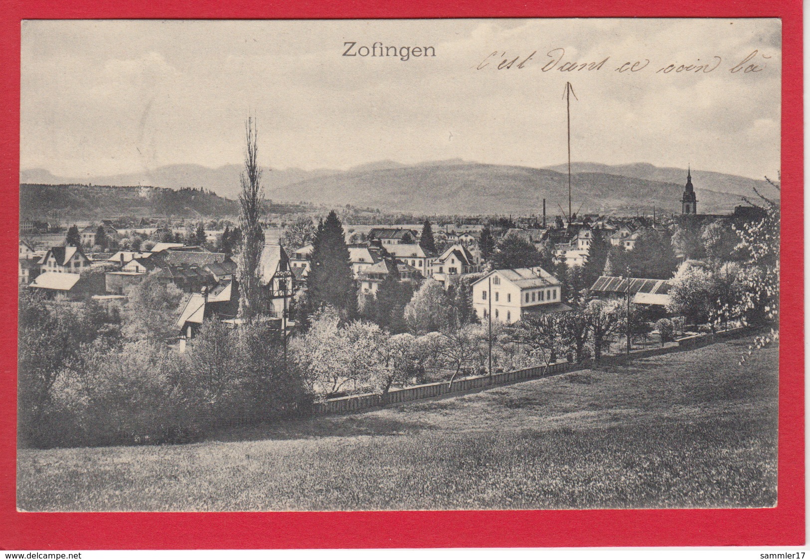 ZOFINGEN, 1908 - Zofingue