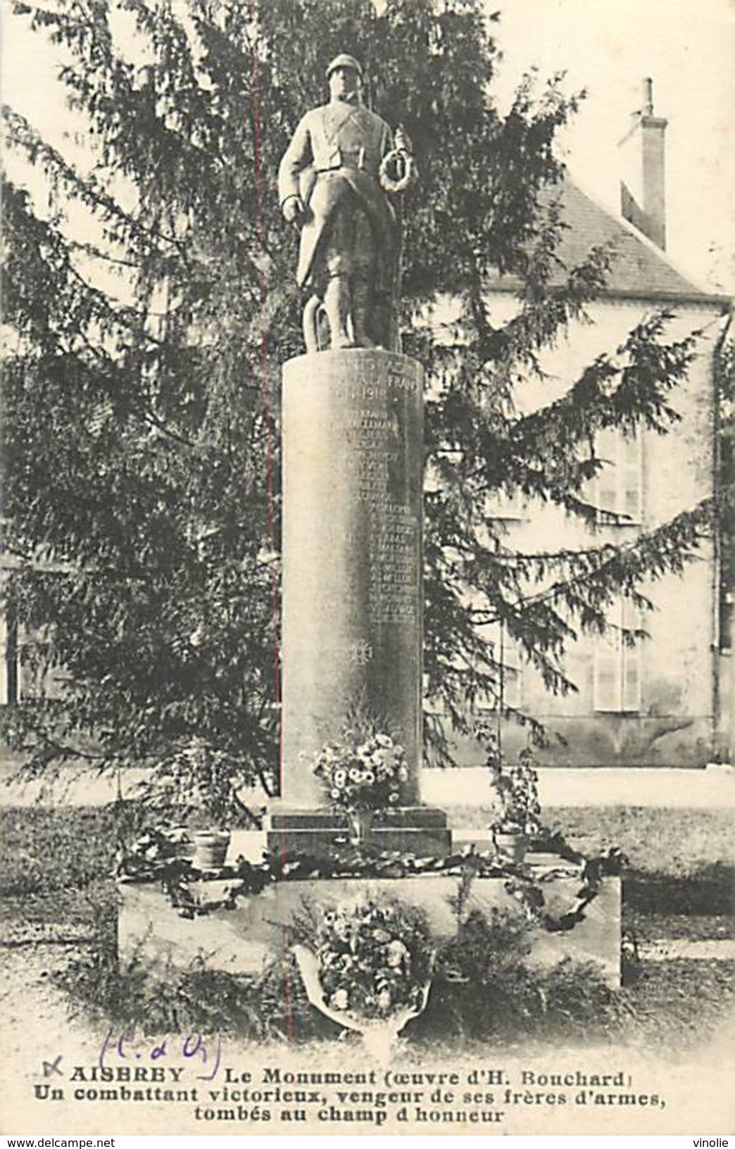 A-17-2018 : MONUMENT AUX MORTS DE LA GRANDE-GUERRE 1914-1918. AISEREY - Aignay Le Duc