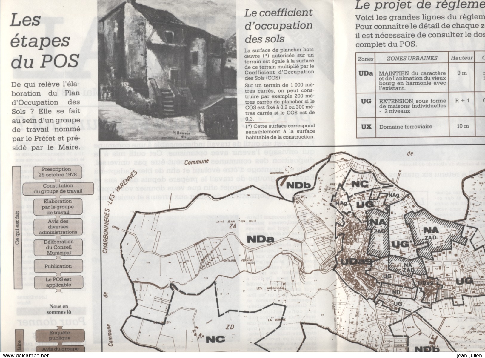 63  -  ENVAL  -  Plan D'occupation Des Sols  -  L'Enquête  - 1981 - - Auvergne