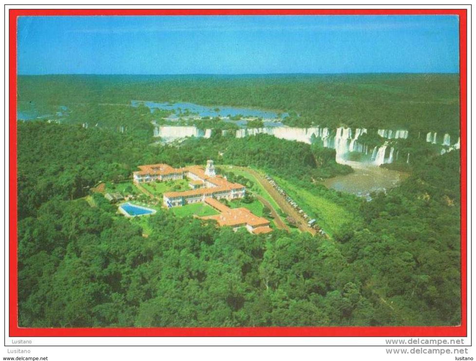 Brasil - Iguaçu Hotel Cataratas - Parana - Stamp Timbres ( 2 Scans ) Brazil - Curitiba