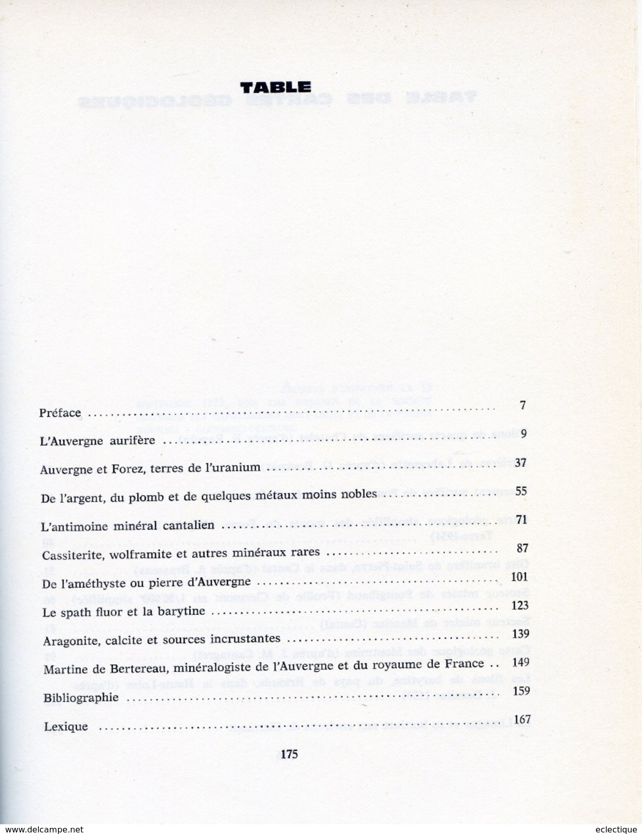 Richesses Minéralogiques De L'Auvergne,par Aimé RUDEL Editions Volcans, 1966 - Auvergne