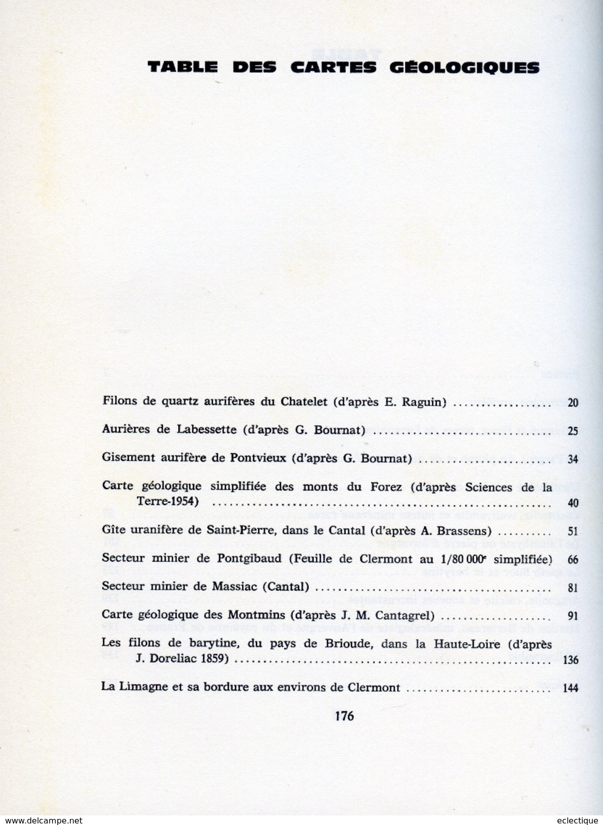 Richesses Minéralogiques De L'Auvergne,par Aimé RUDEL Editions Volcans, 1966 - Auvergne
