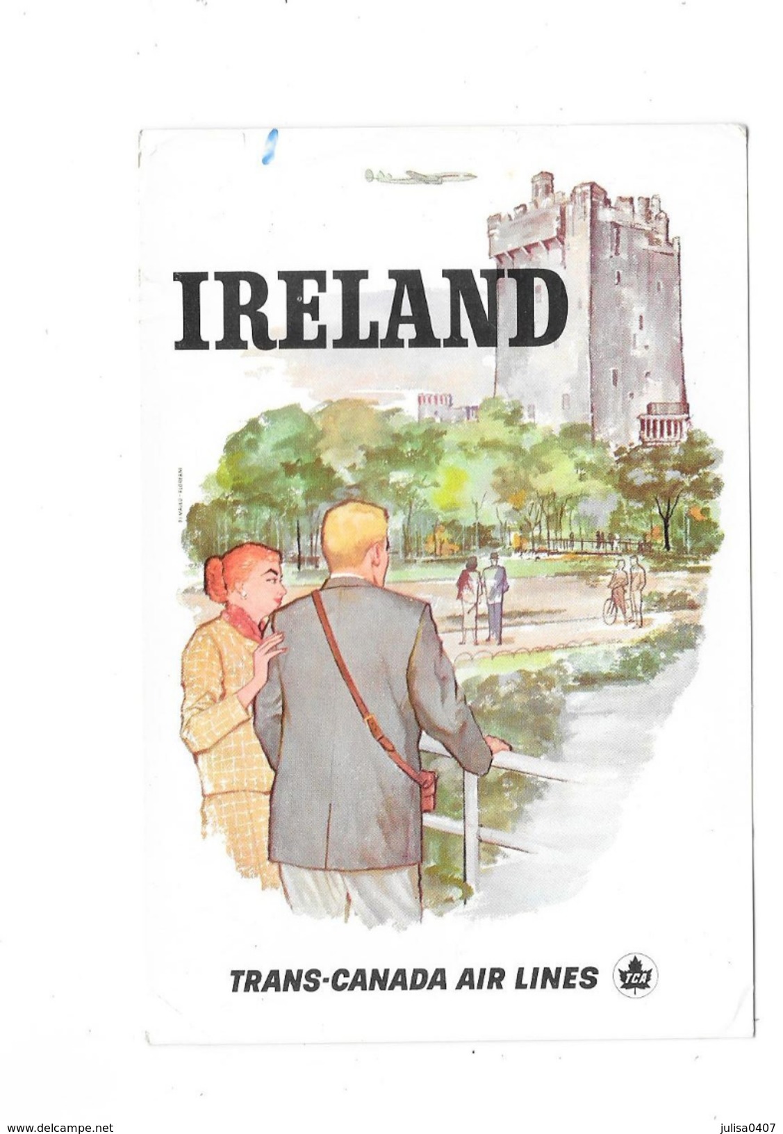 TRANS CANADA AIR LINES Cpsm Publicitaire IRELAND - Otros & Sin Clasificación