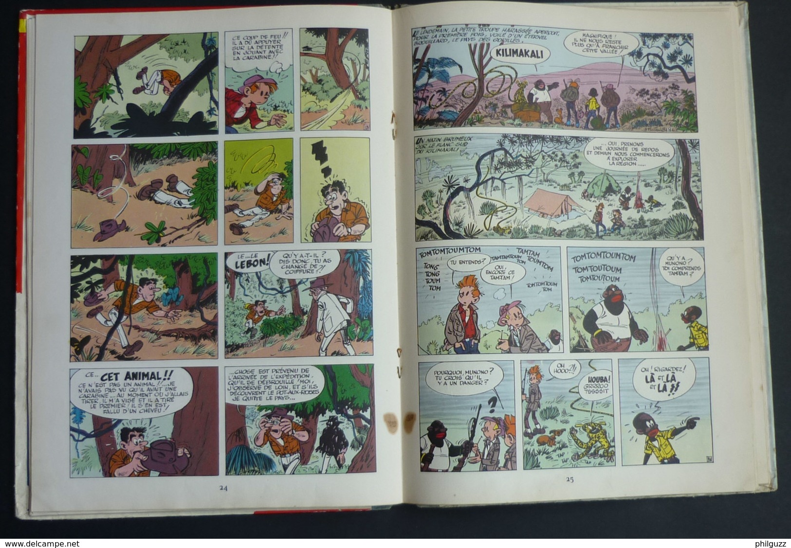 BANDE DESSINEE SPIROU ET FANTASIO LE GORILLE A BONNE MINE EO FRANQUIN