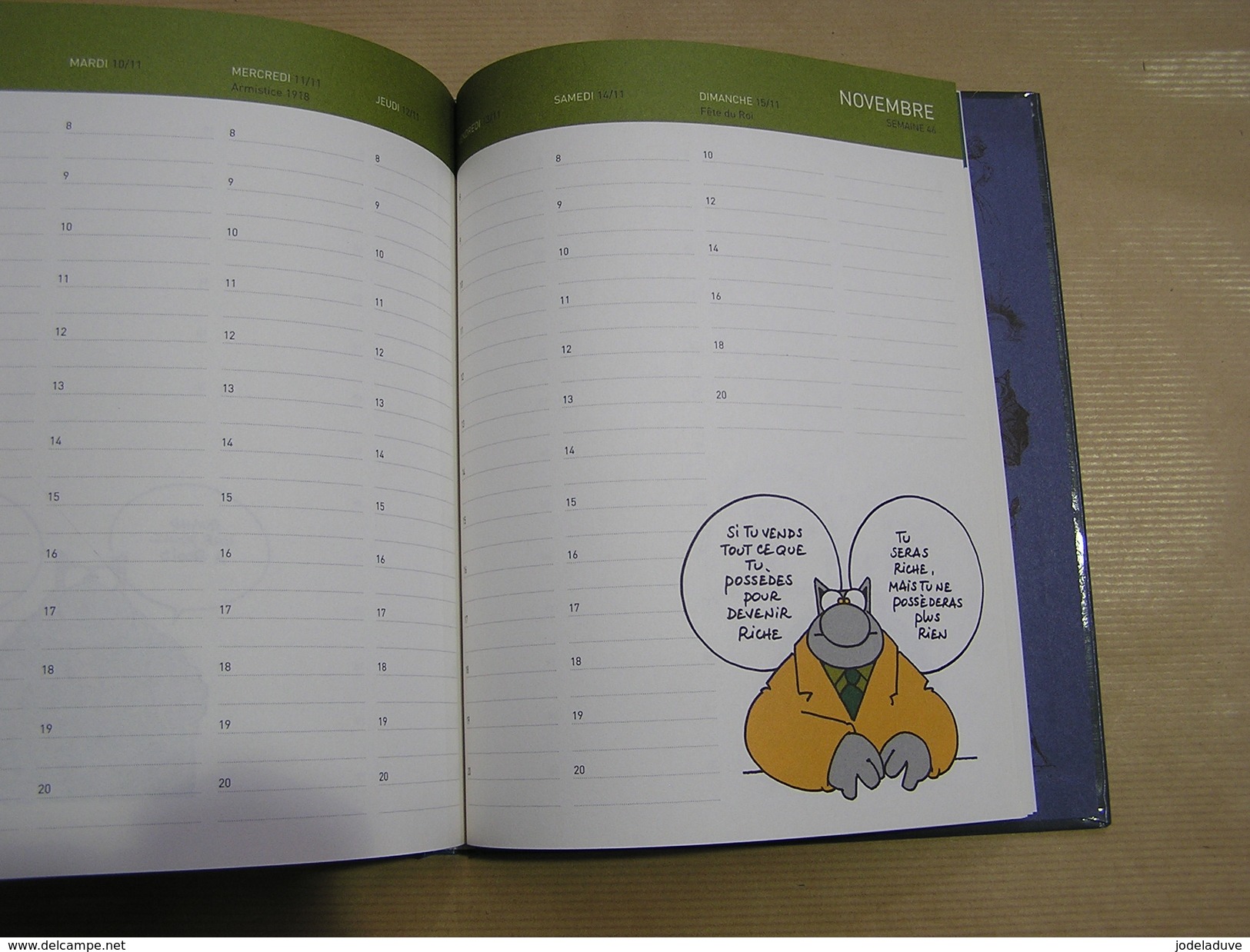 AGENDA LE CHAT 2009  Philippe Geluck Dessinateur BD Bande Dessinée