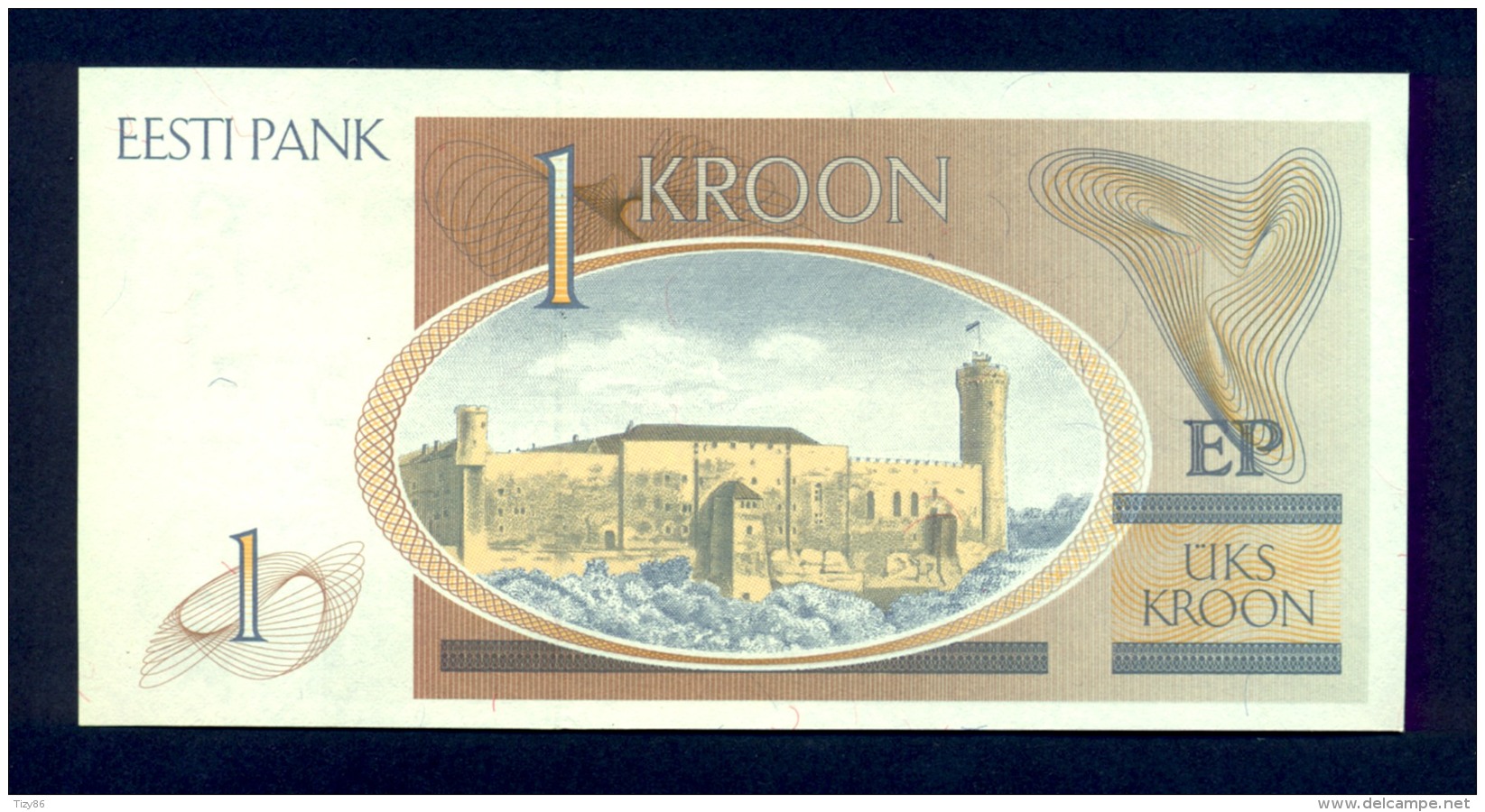 Banconota Estonia 1 Kroon 1992 -FDS - Estonie