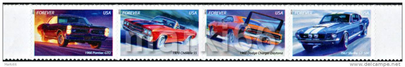 USA - 2013 - Muscle Cars - Mint Stamp Set - Ungebraucht