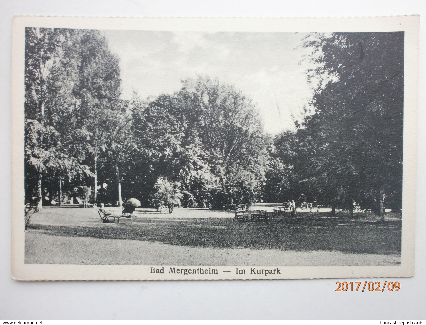 Postcard Bad Mergentheim Im Kurpark Germany My Ref B1725 - Bad Mergentheim