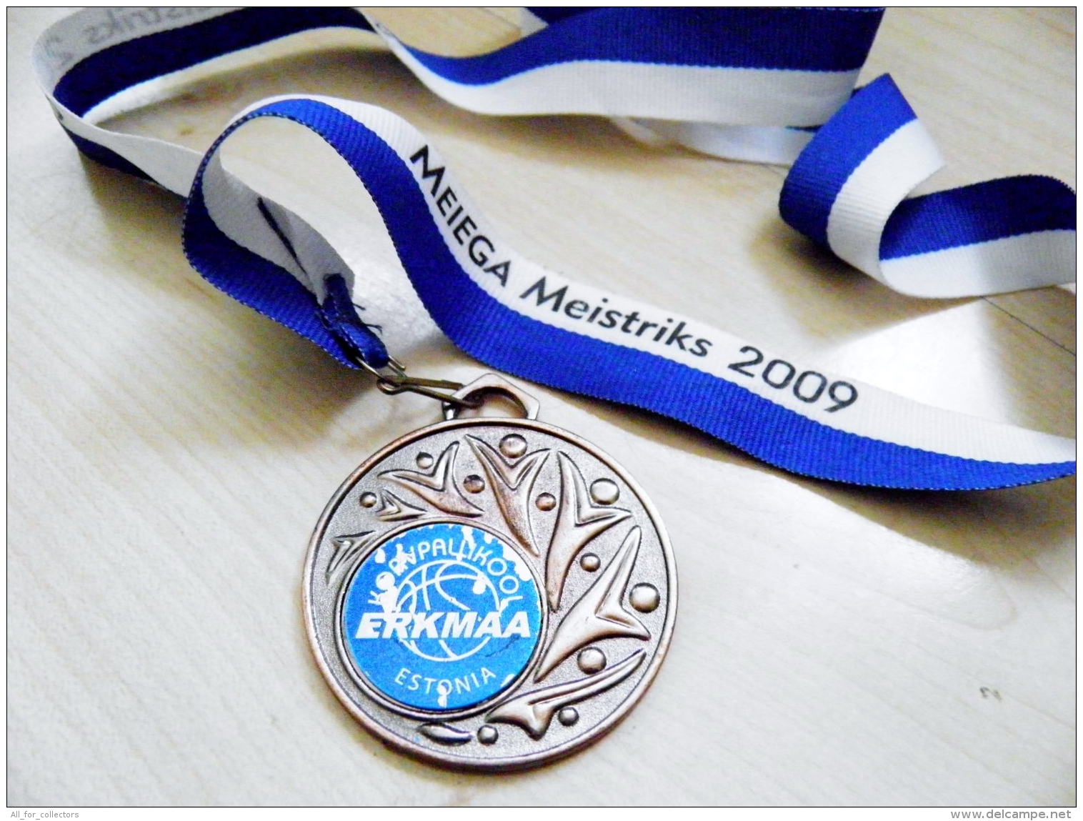 Basketball Sport Medal From Estonia 2009 Meiega Meistriks - Andere & Zonder Classificatie