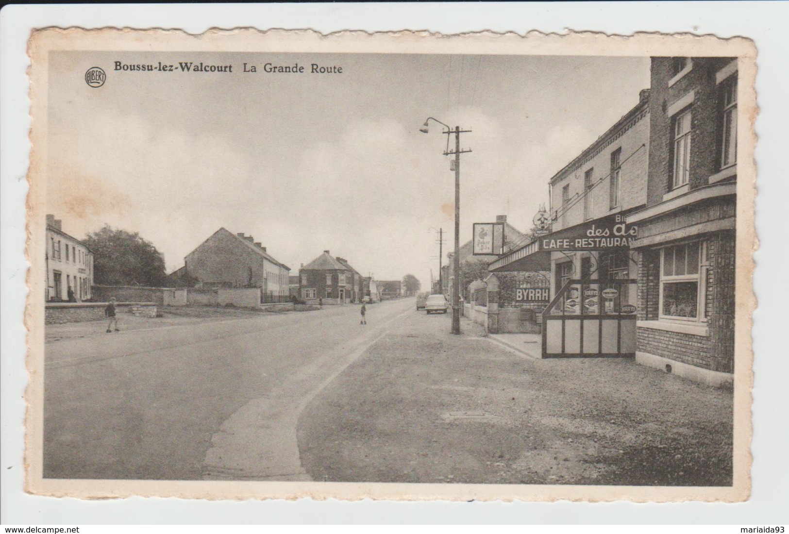 BOUSSU LEZ WALCOURT - BELGIQUE - LA GRANDE ROUTE - Boussu