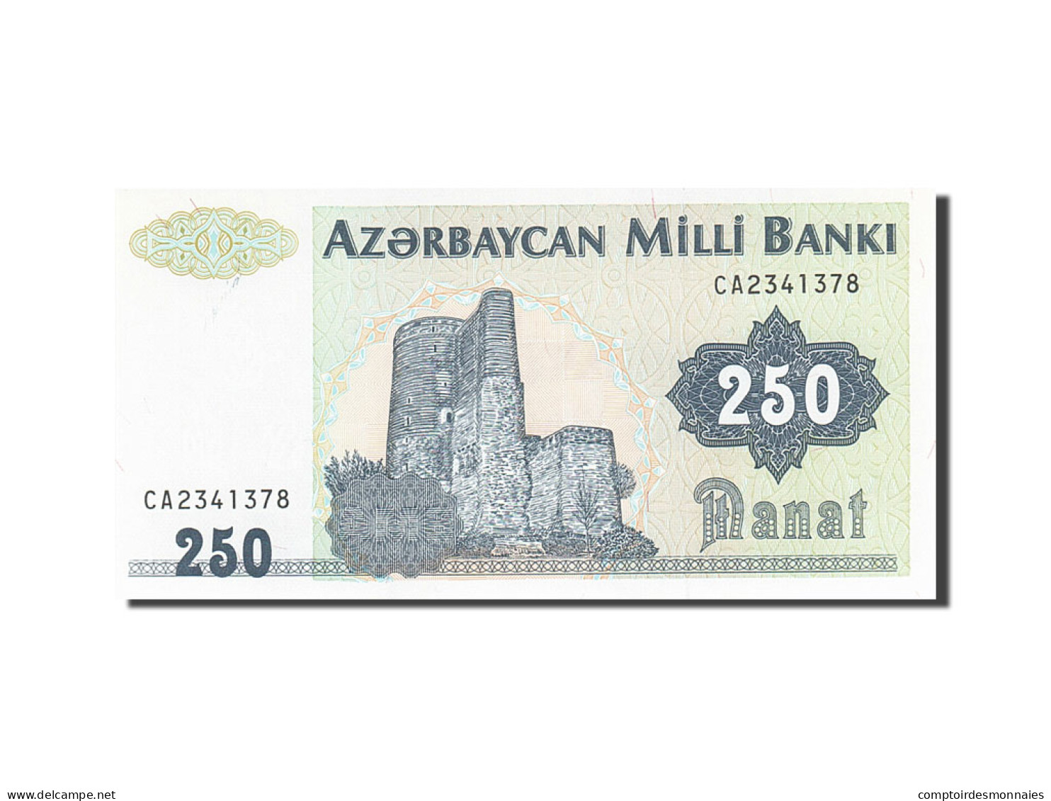 Billet, Azerbaïdjan, 250 Manat, 1992, Undated (1992), KM:13b, NEUF - Aserbaidschan