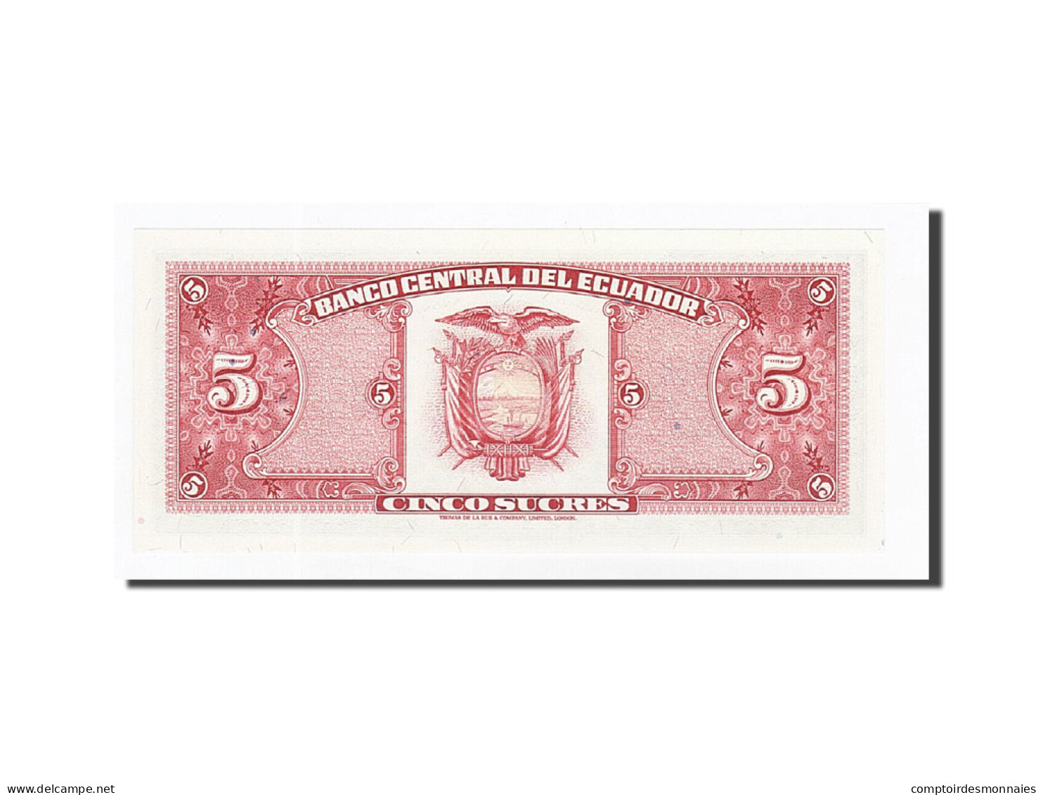 Billet, Équateur, 5 Sucres, 1988-11-22, KM:120A, NEUF - Ecuador