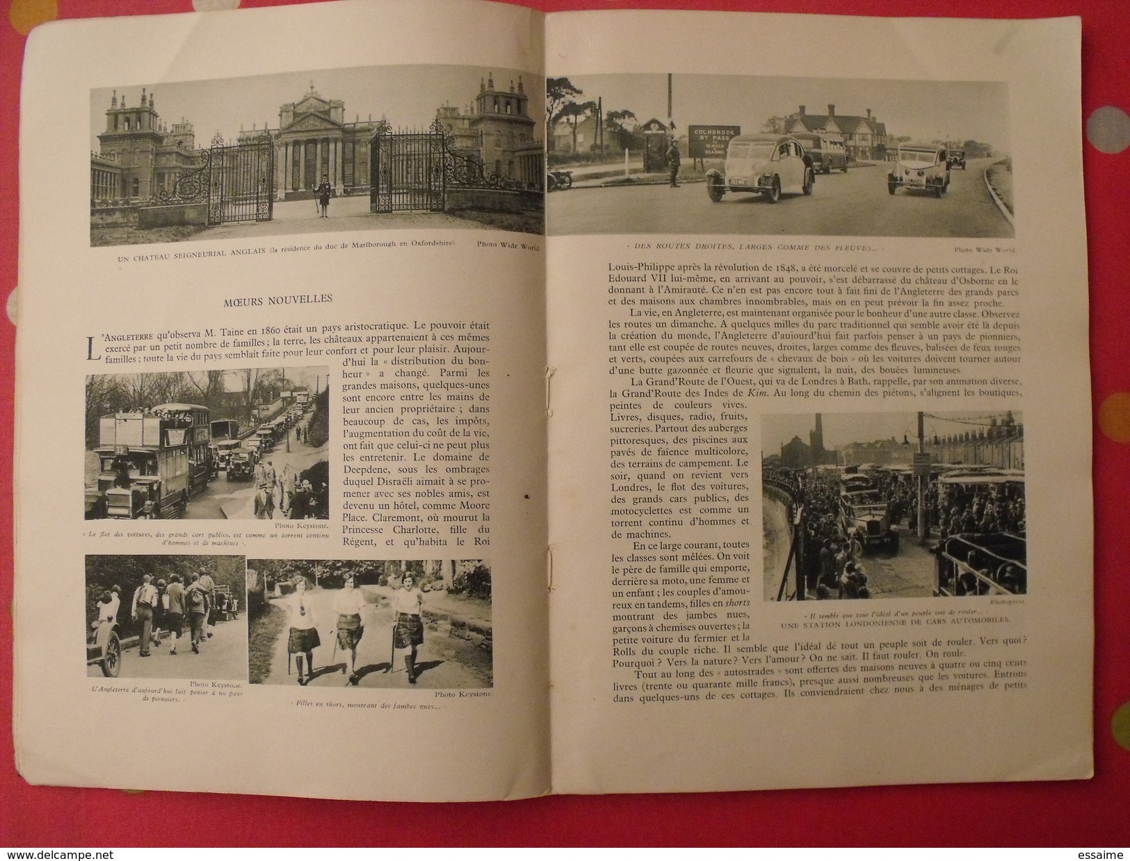 andré Maurois. les Anglais. 1935. Voir et savoir Flammarion