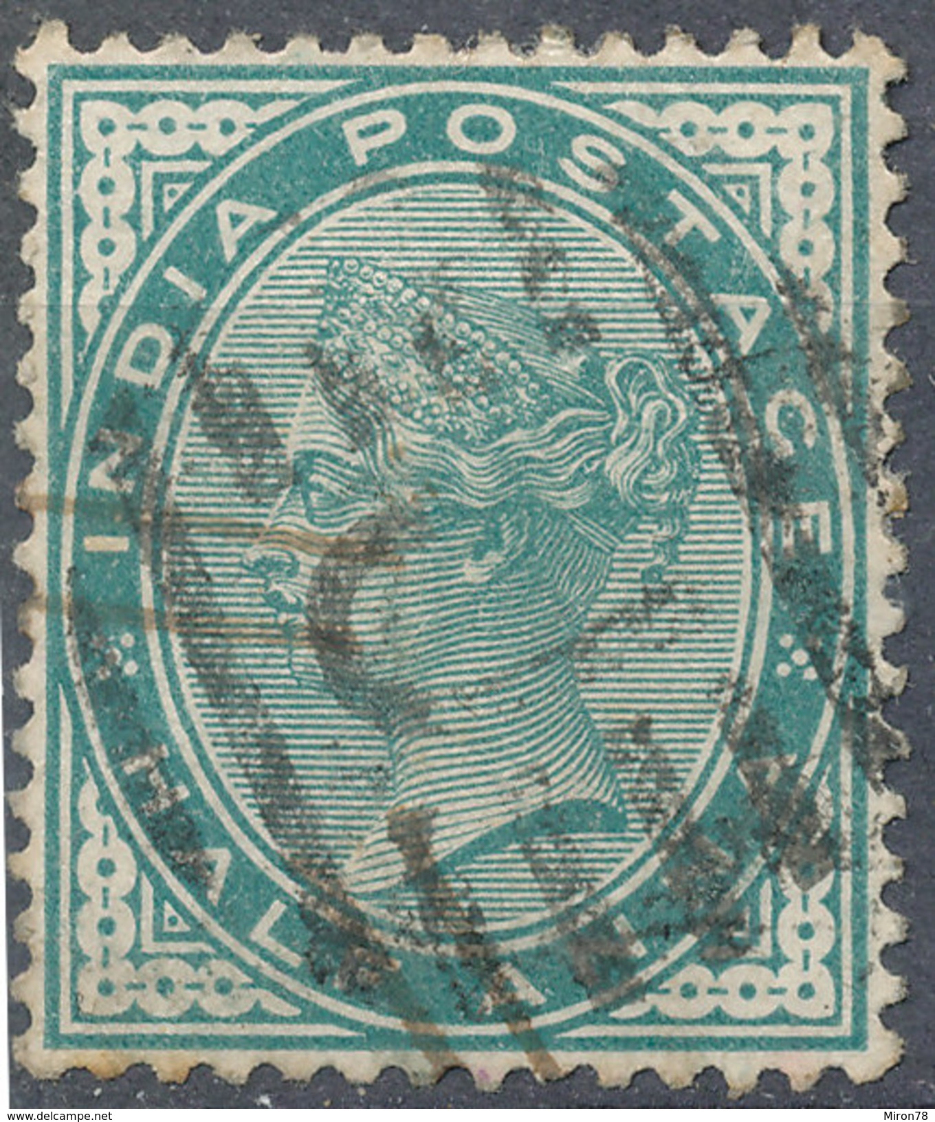 Stamp   India   Queen Victoria Used Lot#51 - 1852 District De Scinde