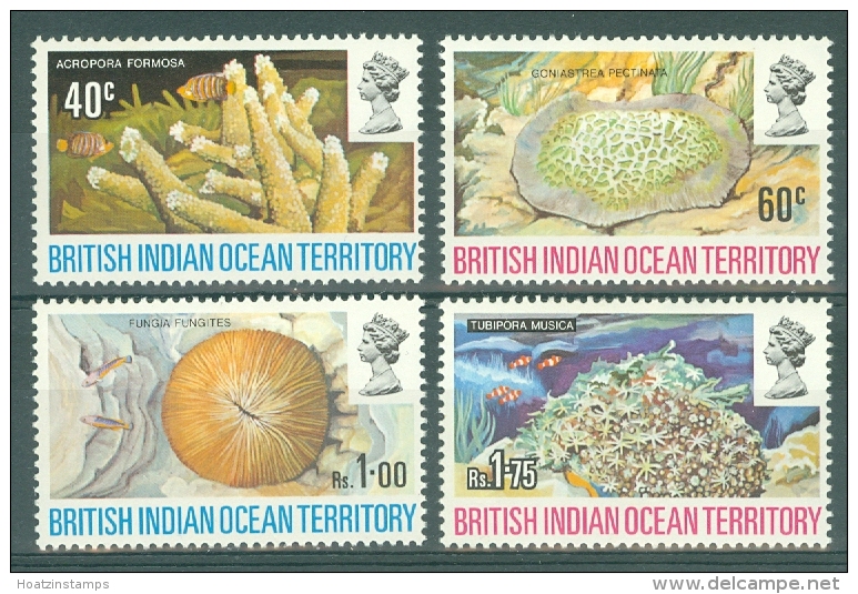 British Indian Territory (BIOT): 1972   Coral   MH - Territorio Britannico Dell'Oceano Indiano