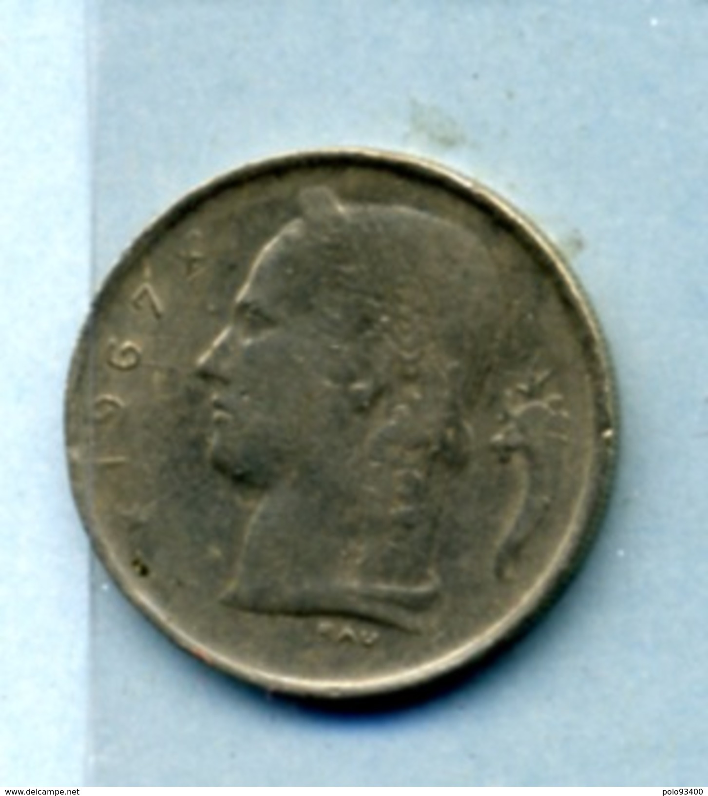 1967  1 FRANC BELGIQUE - 1 Franc